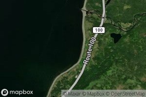 Satellite map of the Little Barasway Cove