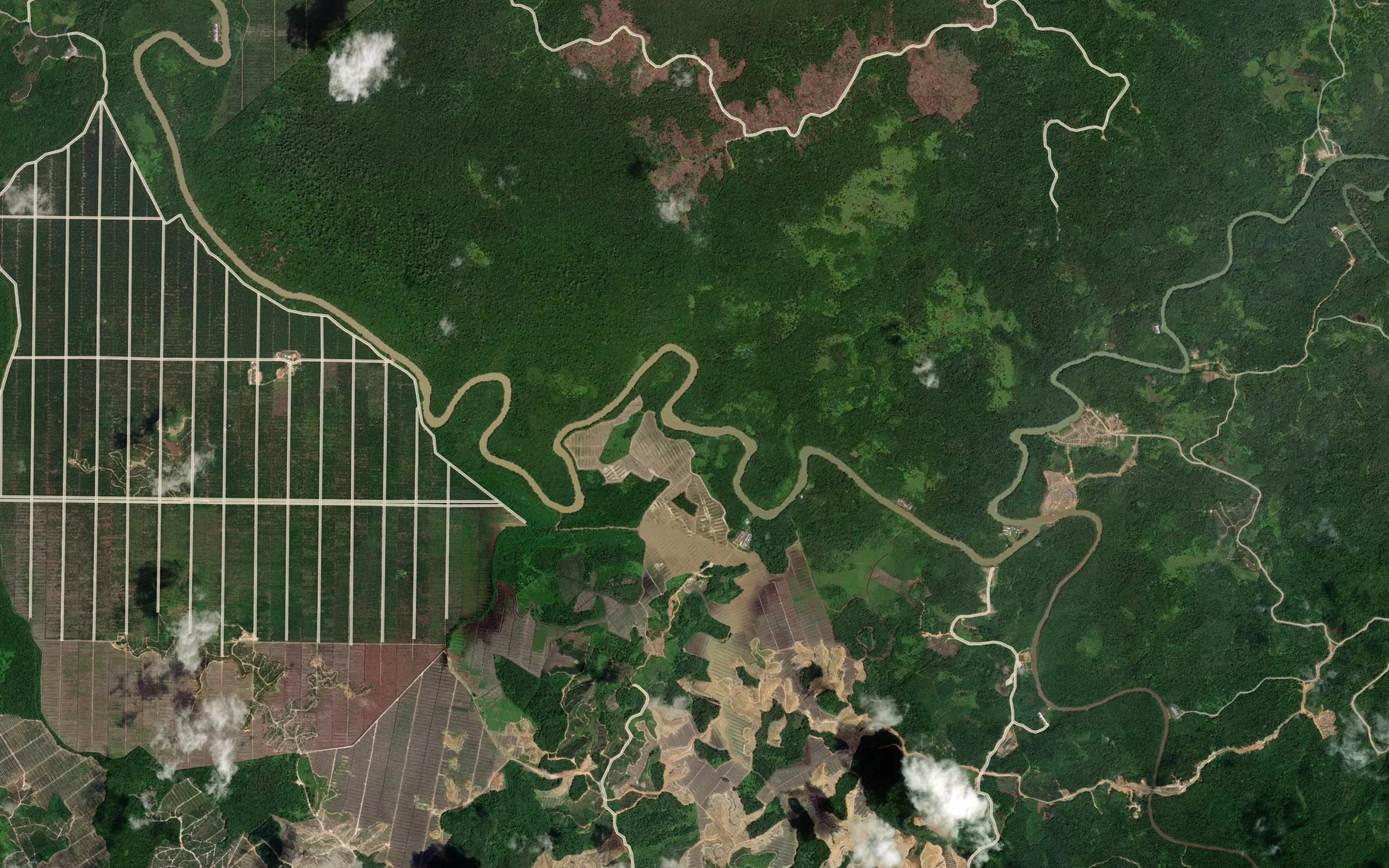 Satellite map of the Sungai Konyeh