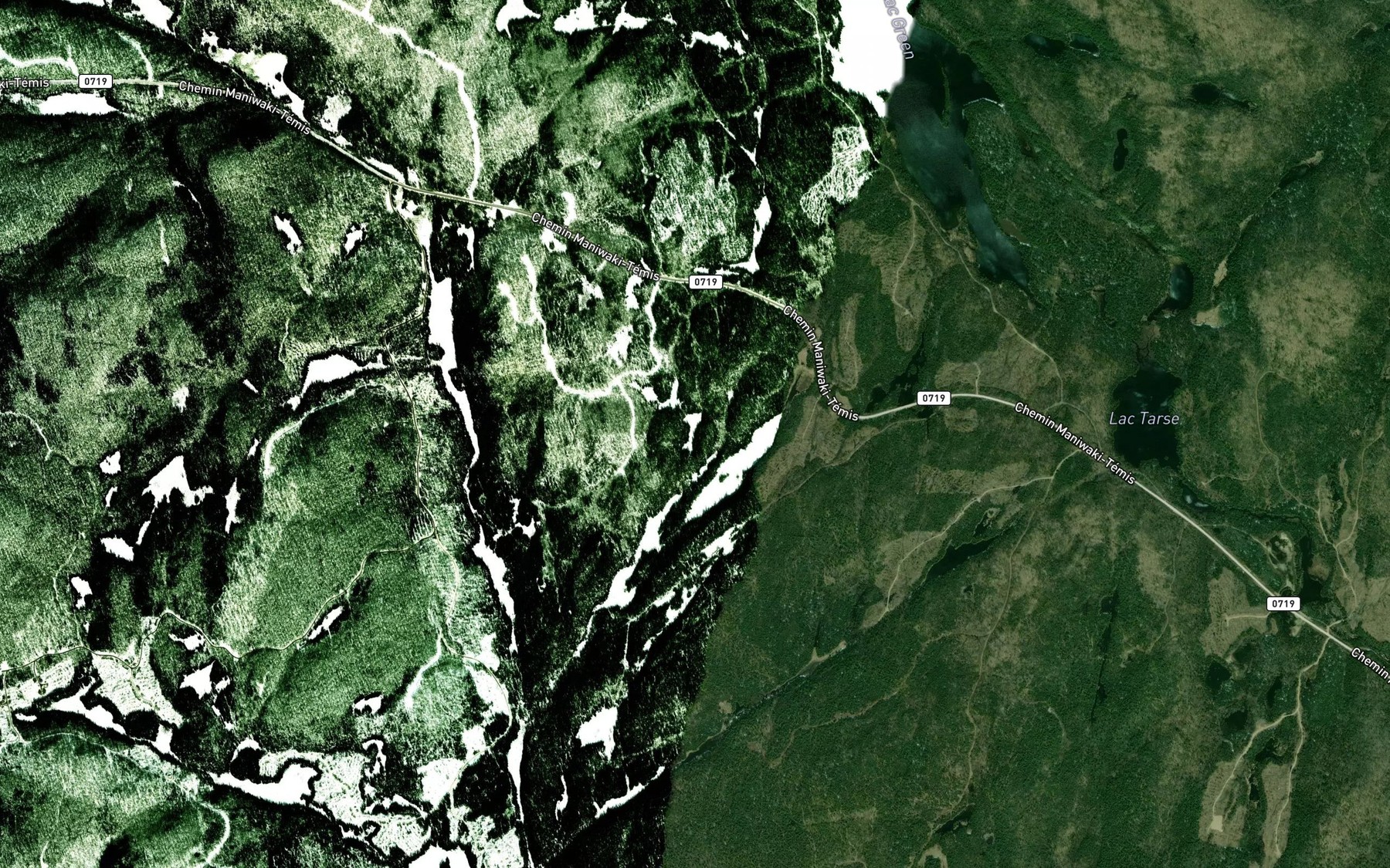Satellite map of the Lac de l'Arome