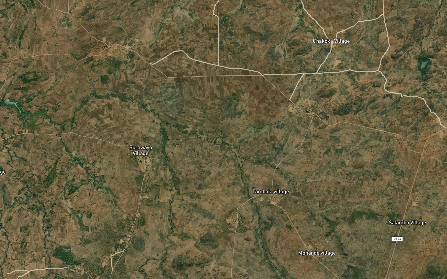 Satellite map of the Chamavi