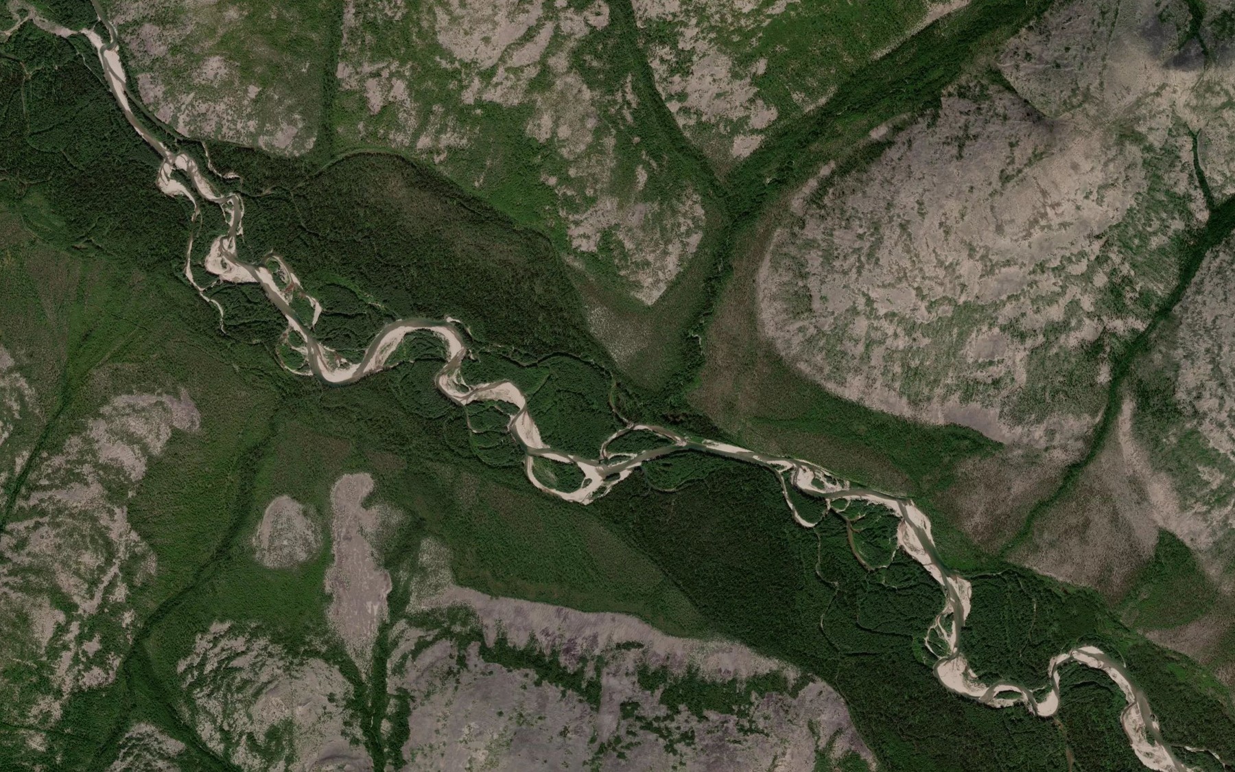 Satellite map of the Nimchan