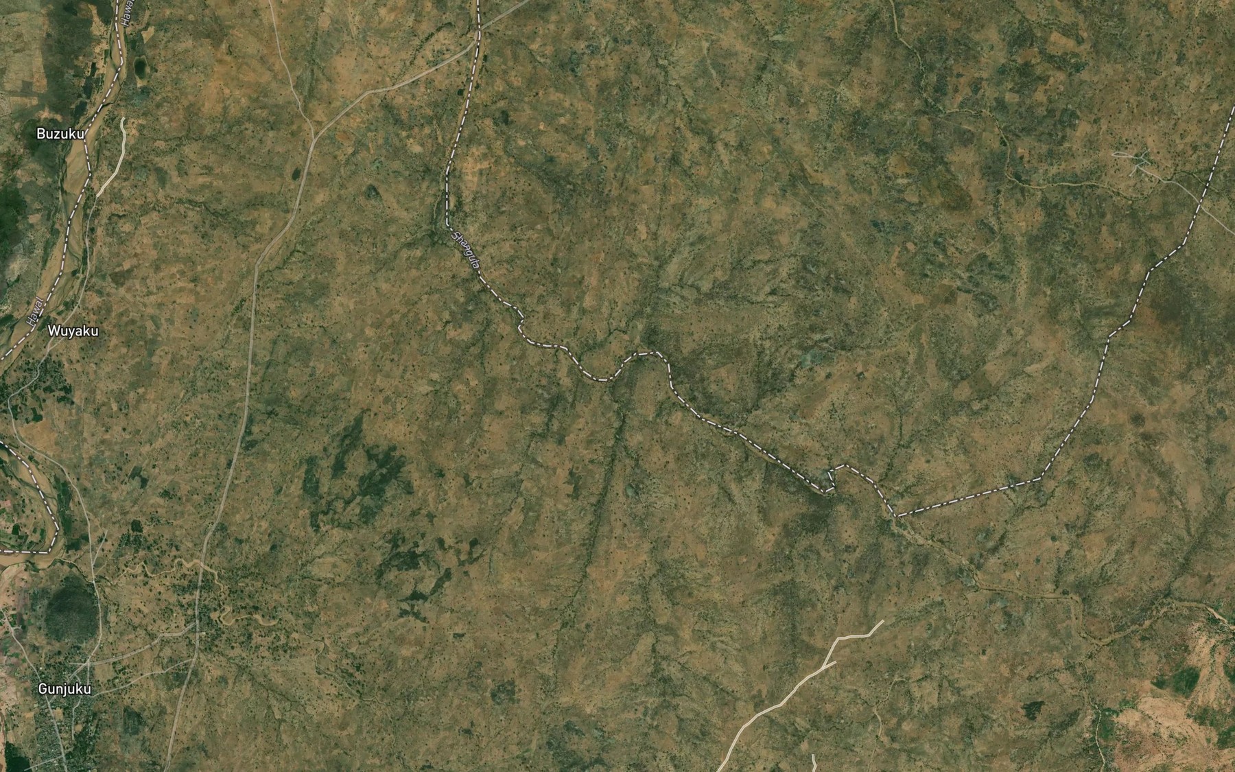 Satellite map of the Rafin Ngutaguta