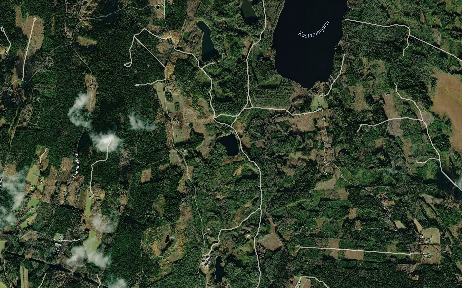Satellite map of the Iilampi