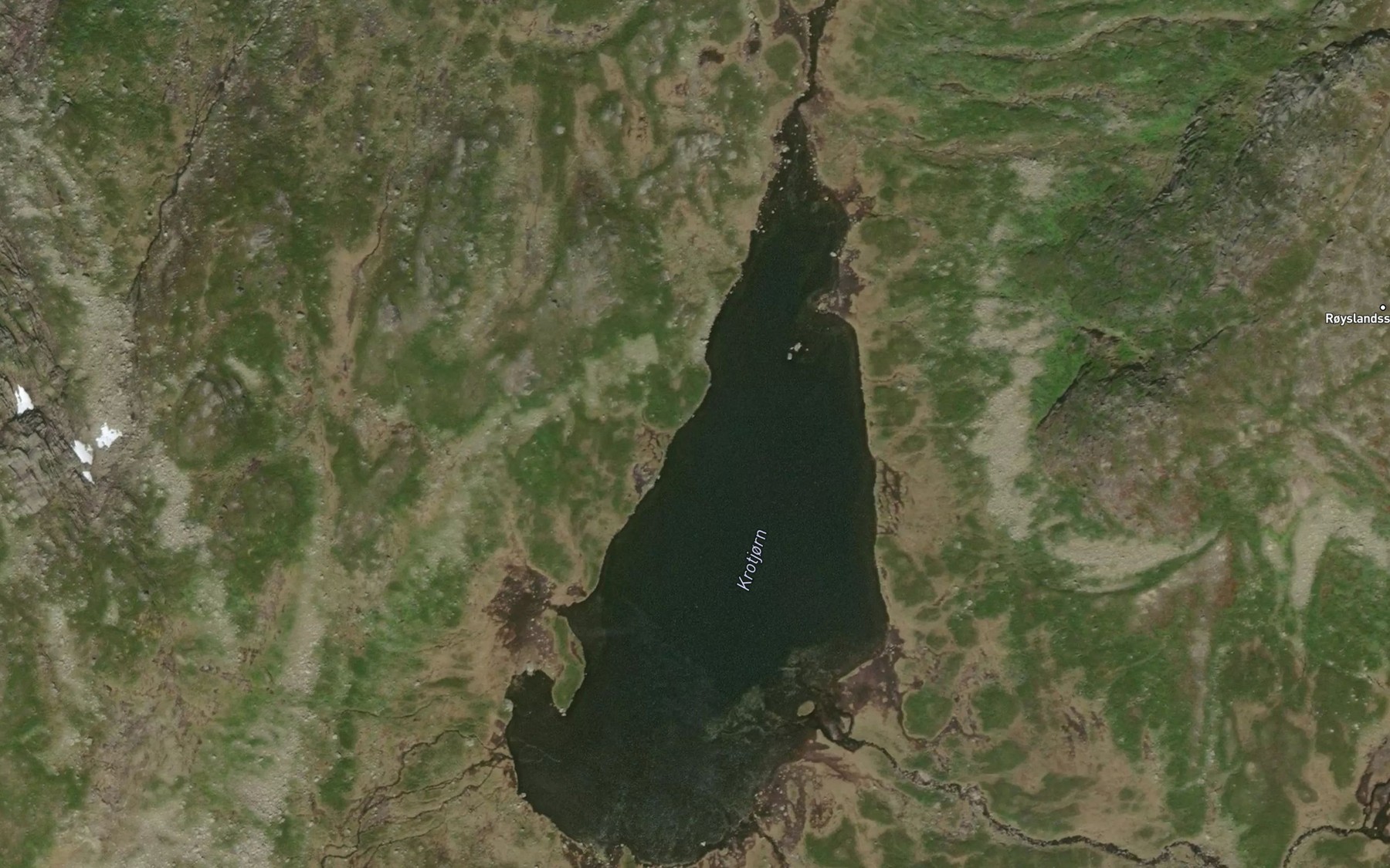 Satellite map of the Krotjorn