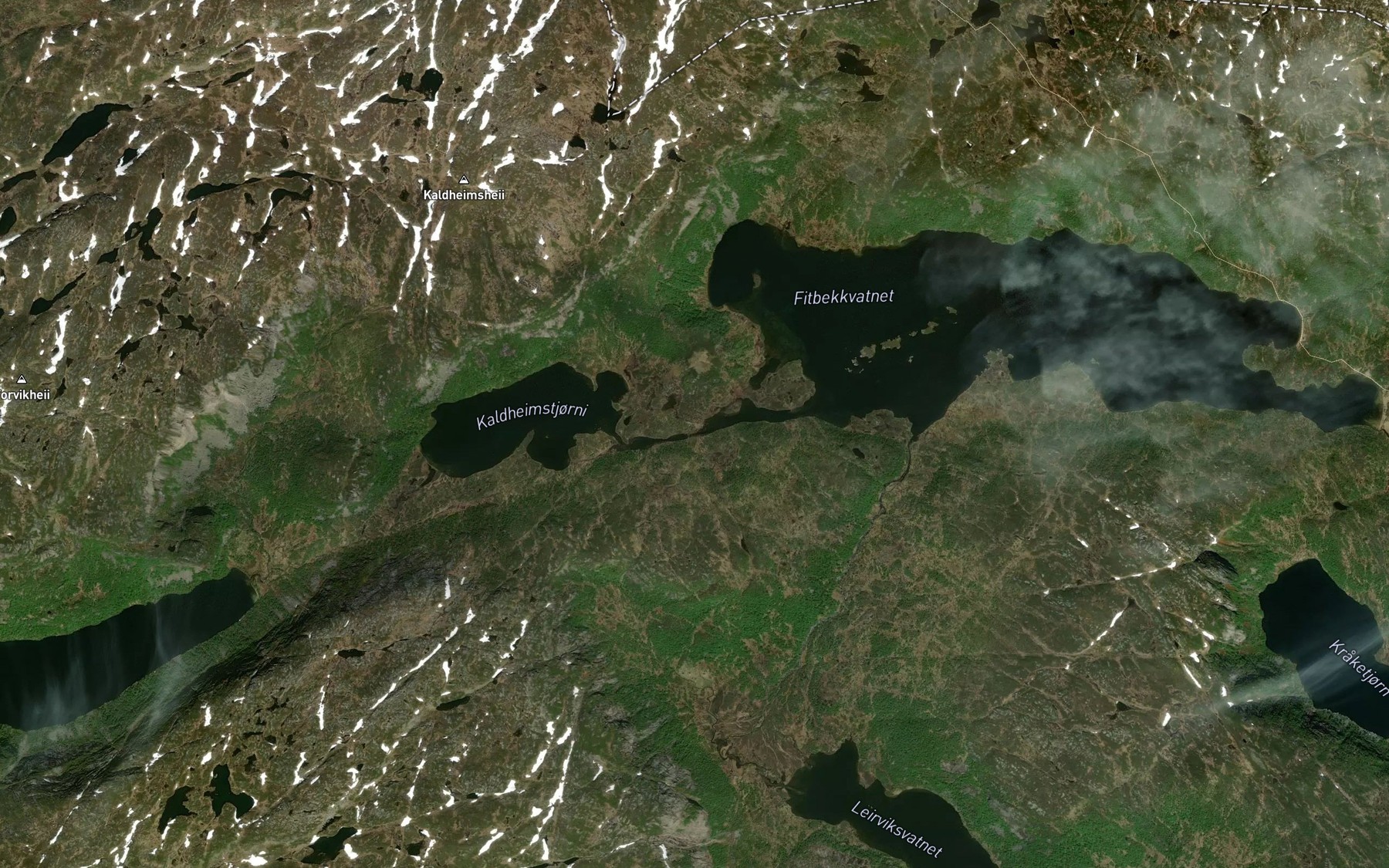 Satellite map of the Steinvoilen