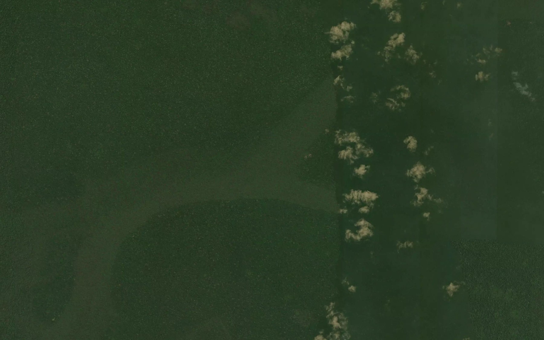 Satellite map of the Milengu