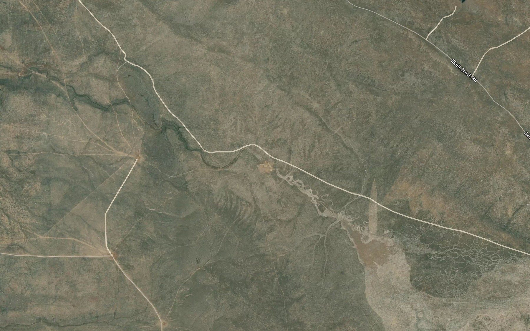 Satellite map of the Indian Fort Reservoir
