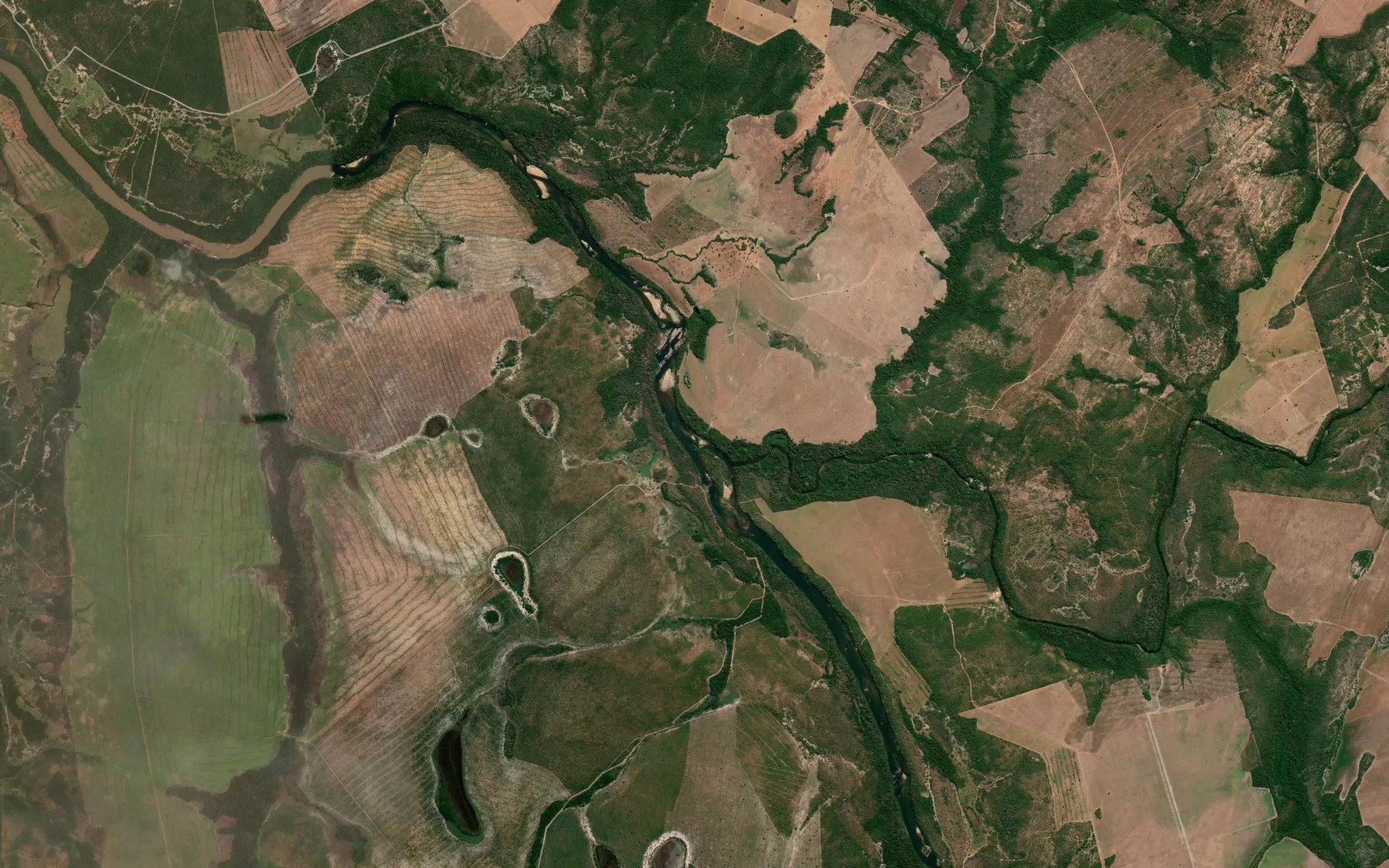 Satellite map of the Rio Bagagem