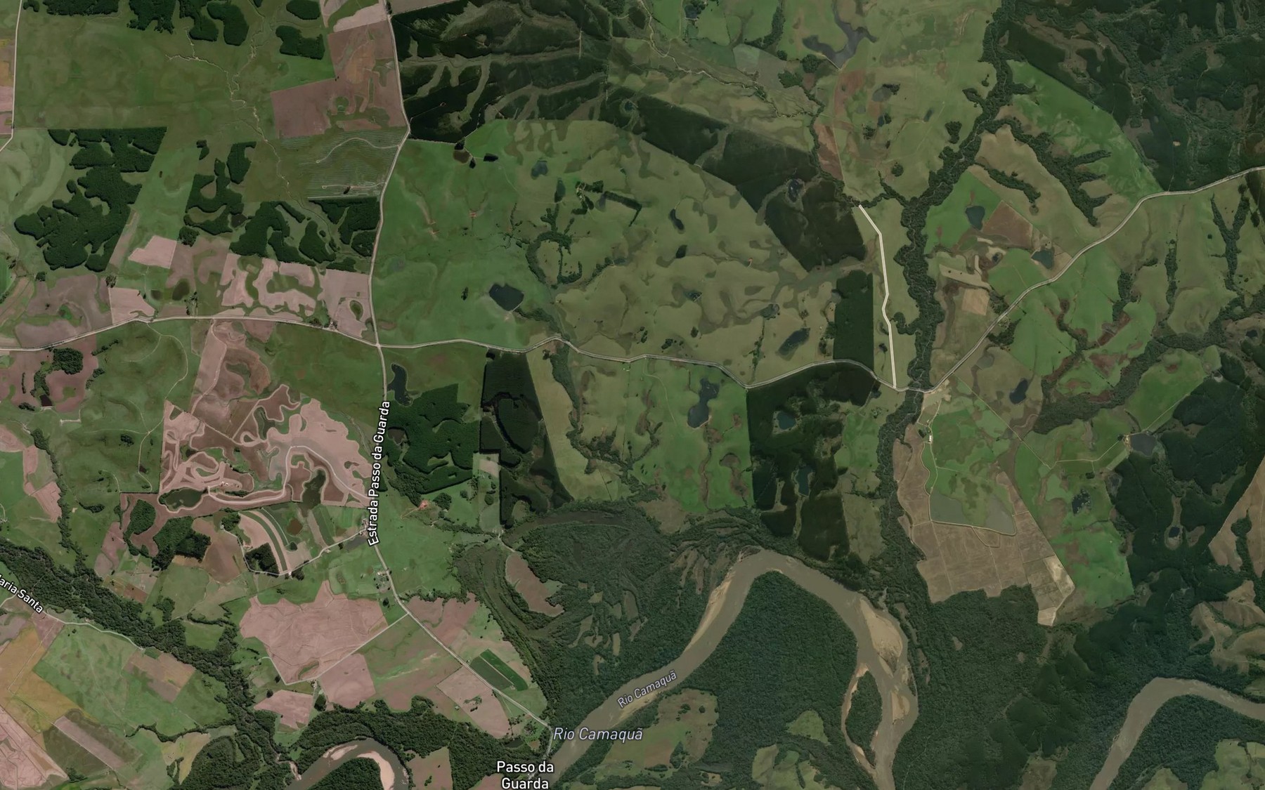 Satellite map of the Arroio Barbosa