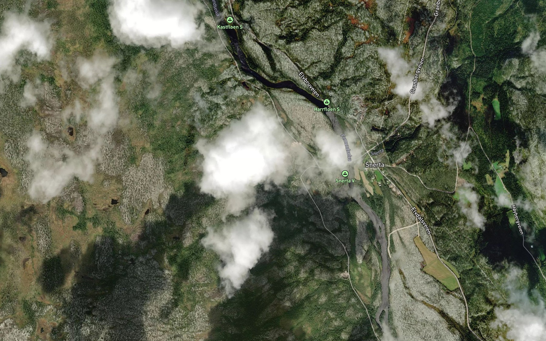 Satellite map of the Fisktjonnan