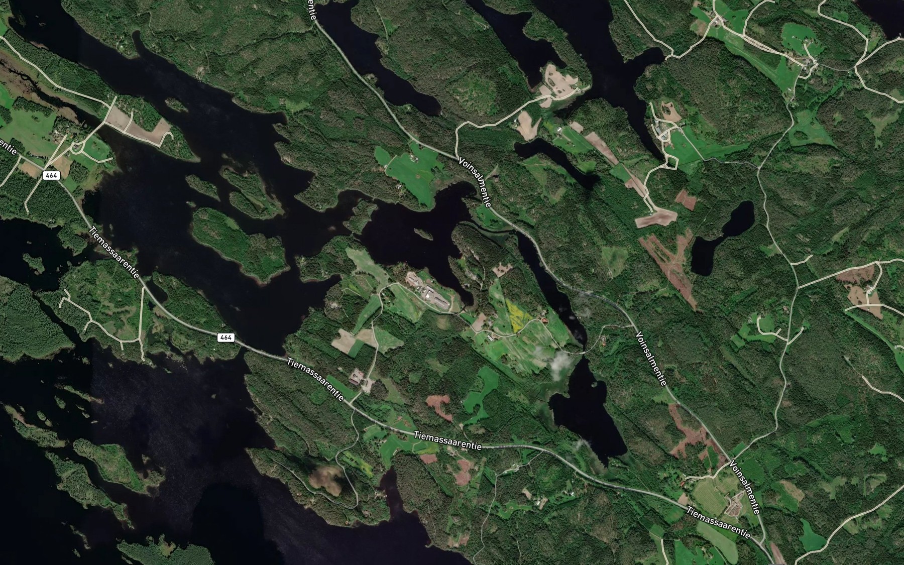 Satellite map of the Raminlahti