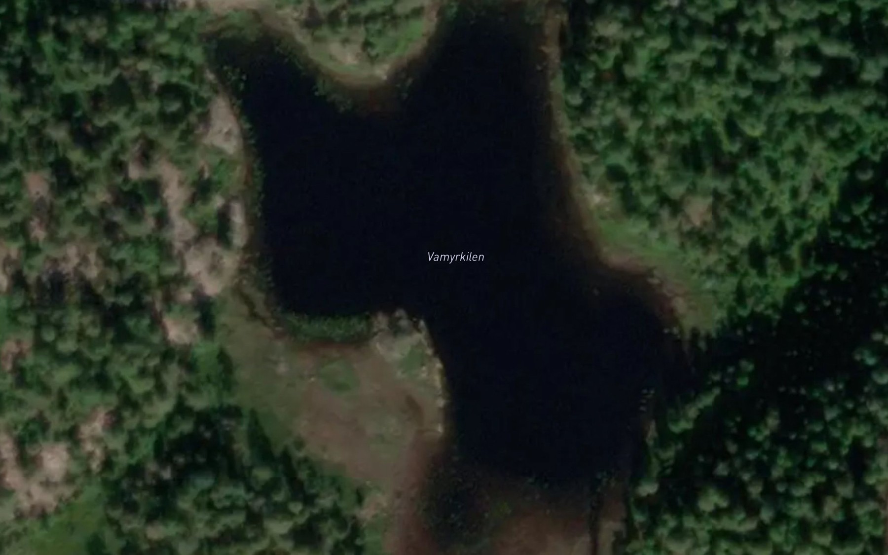 Satellite map of the Vamrkilen