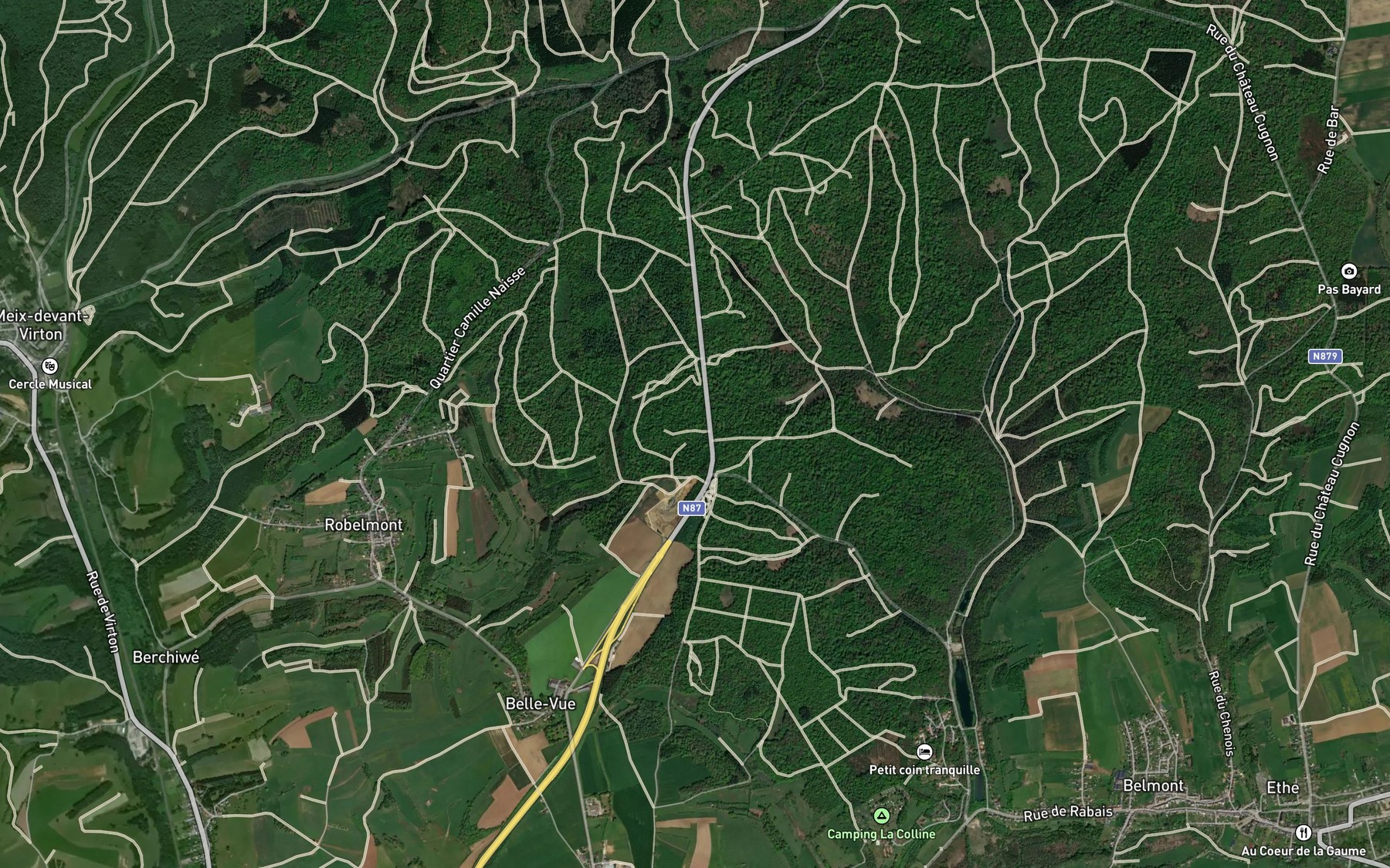 Satellite map of the Fontaine de la Bouriqueresse