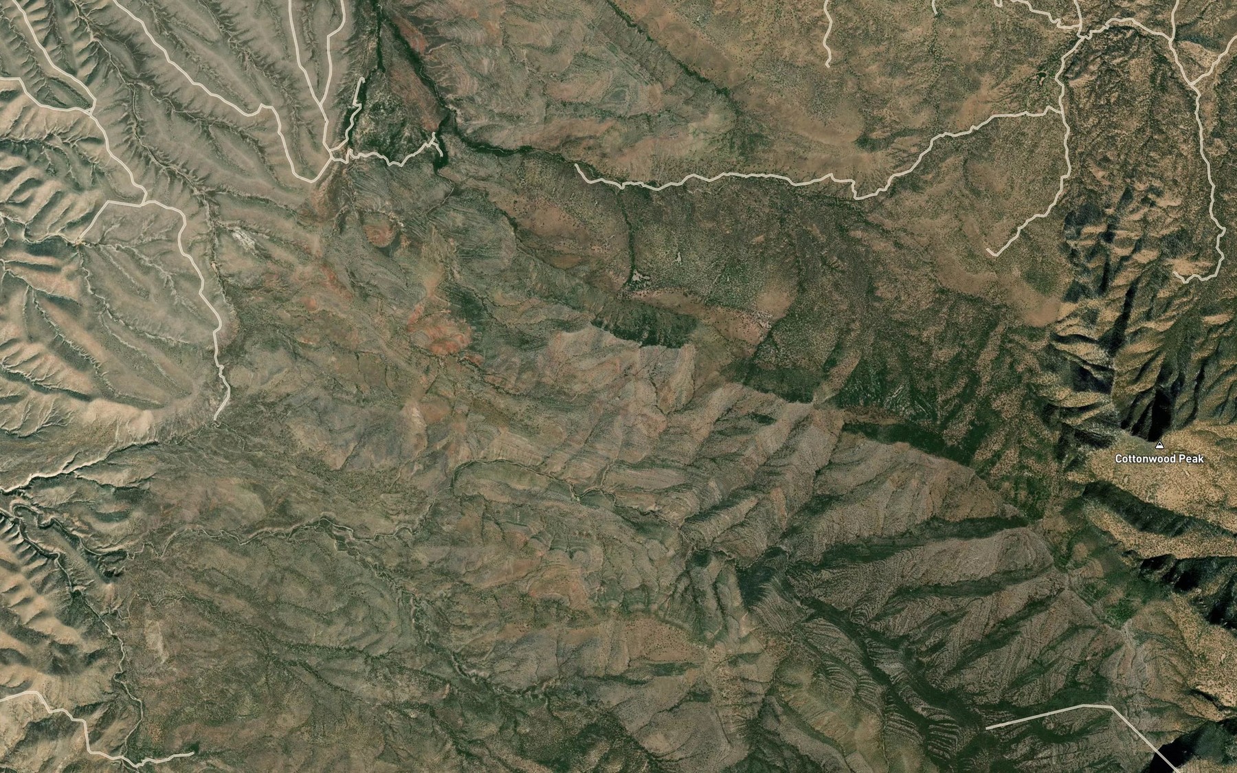Satellite map of the Lower Wakefield Spring