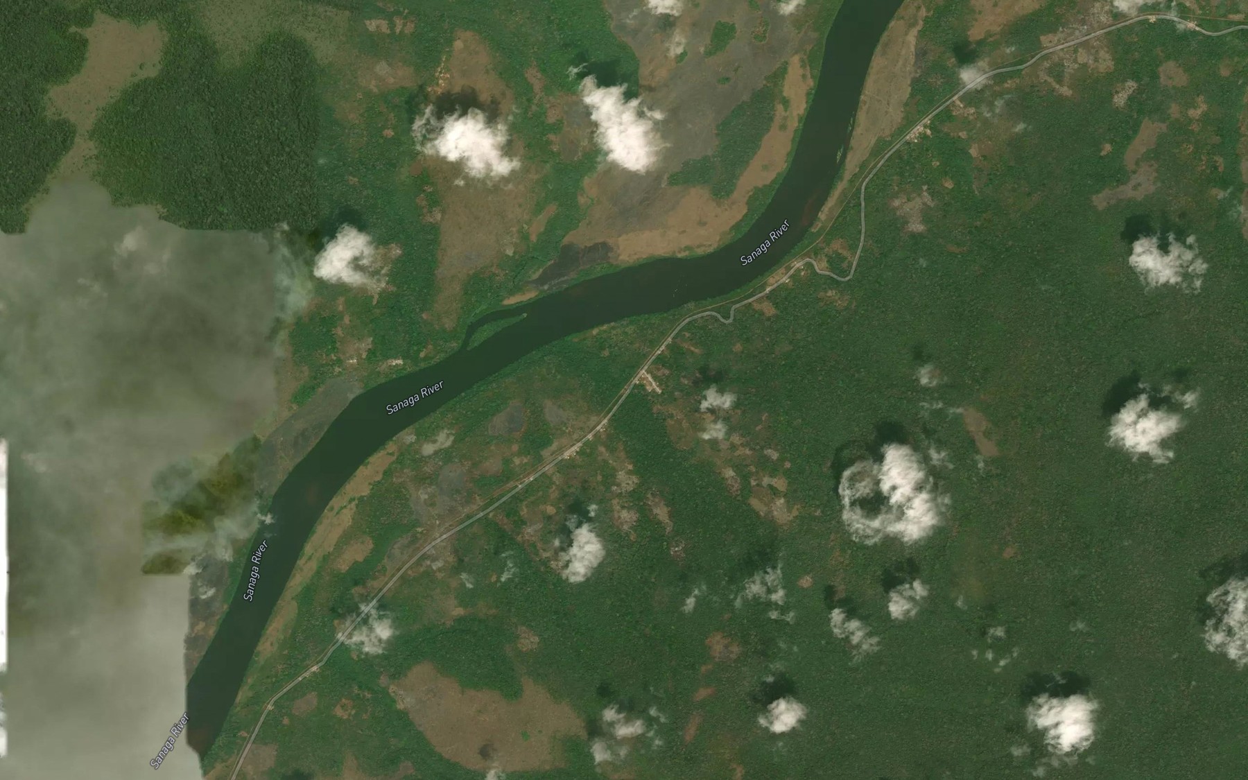 Satellite map of the Messegue