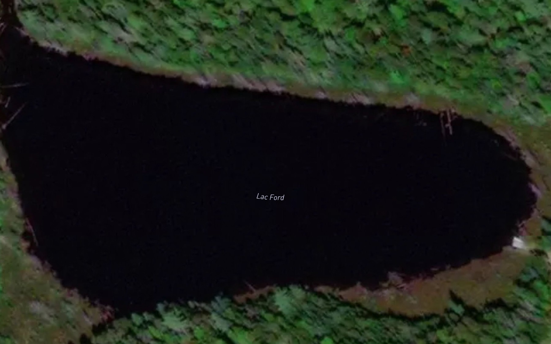 Satellite map of the Lac Ford