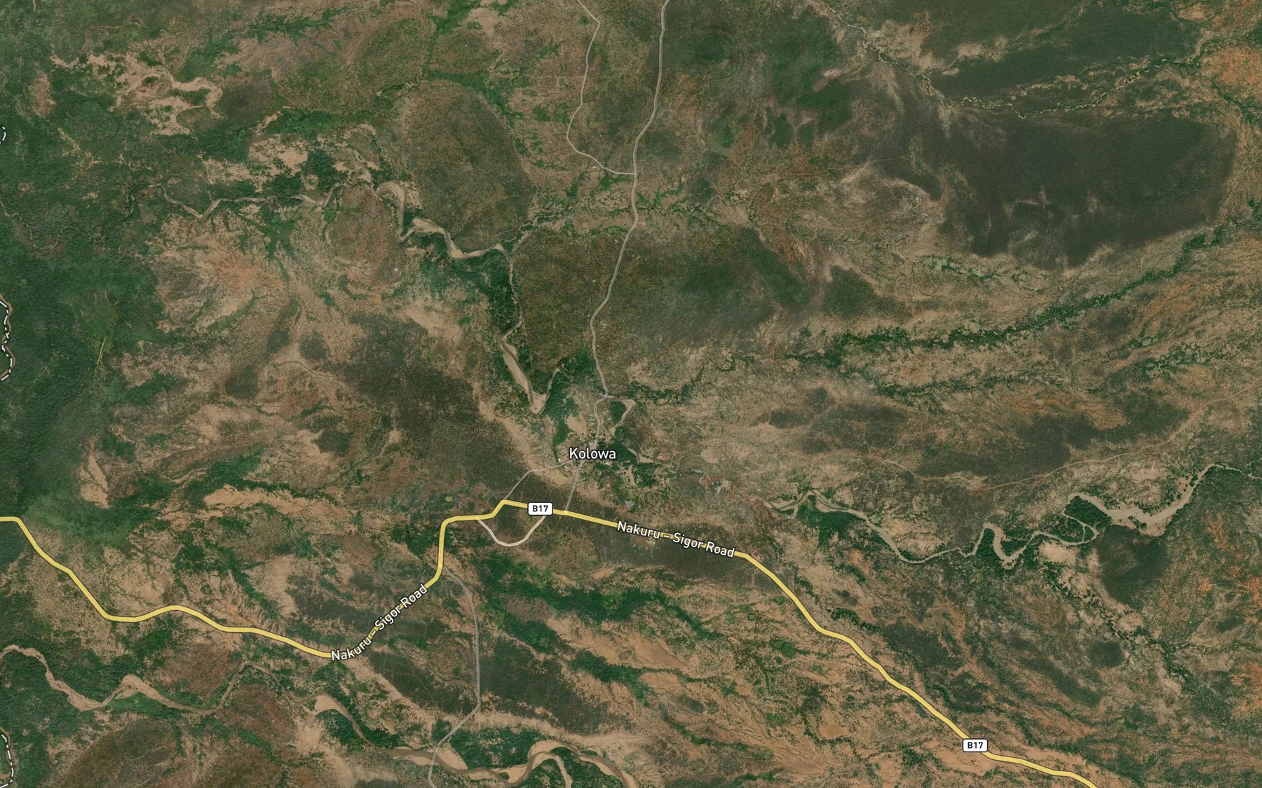 Satellite map of the Kassono