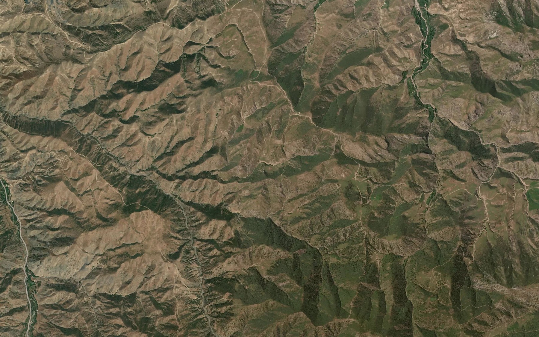 Satellite map of the Rodnik Dam-Bulak