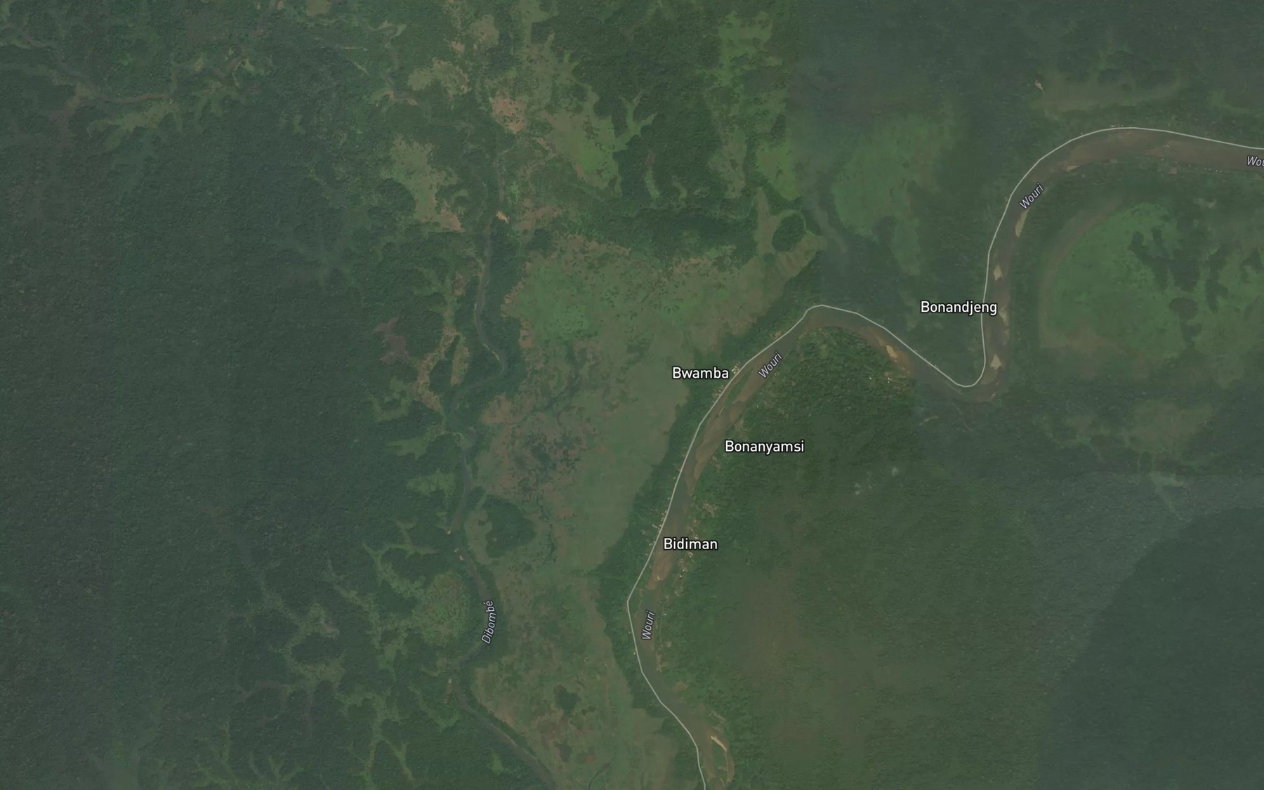 Satellite map of the Lolo