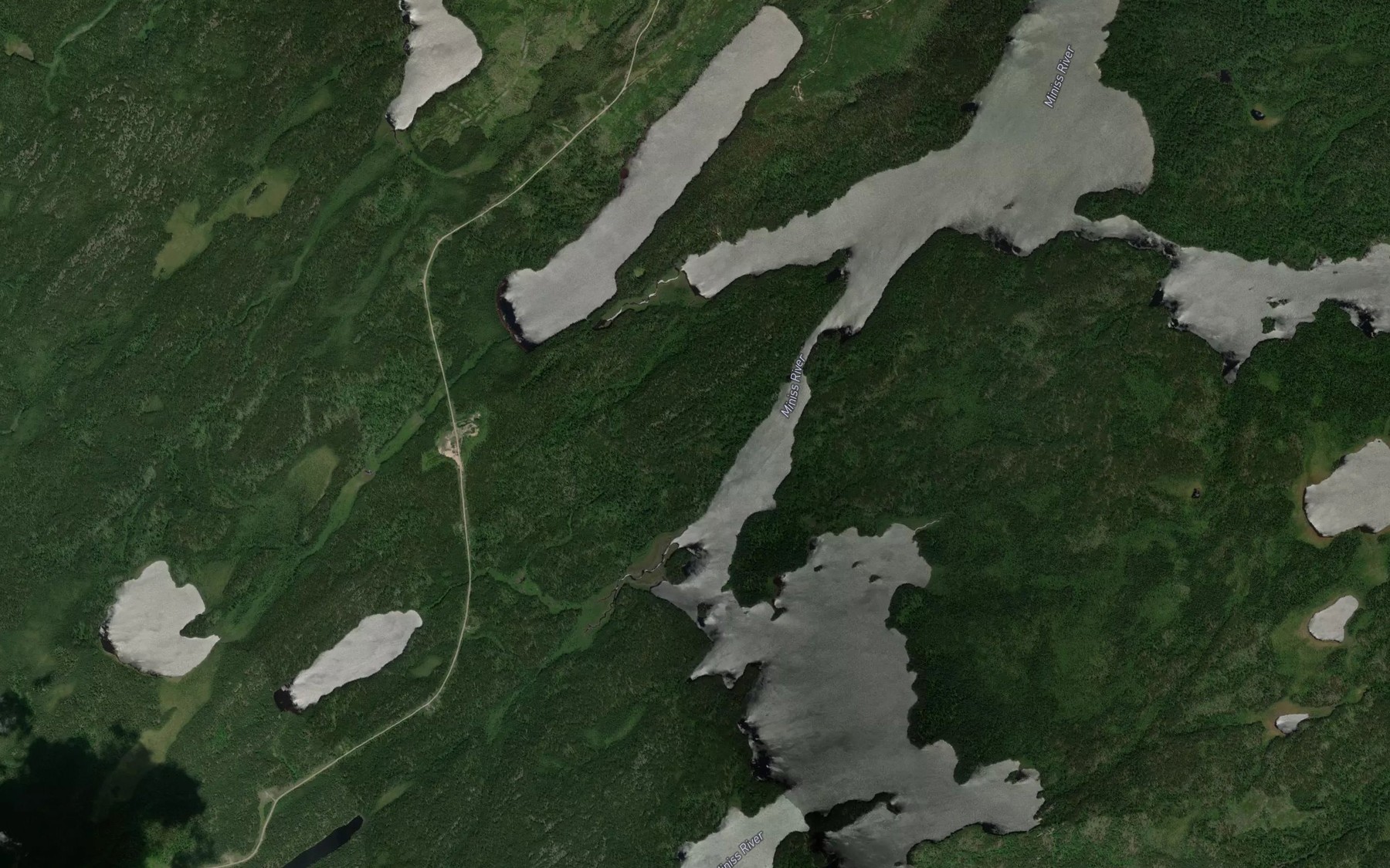 Satellite map of the Winnow Creek