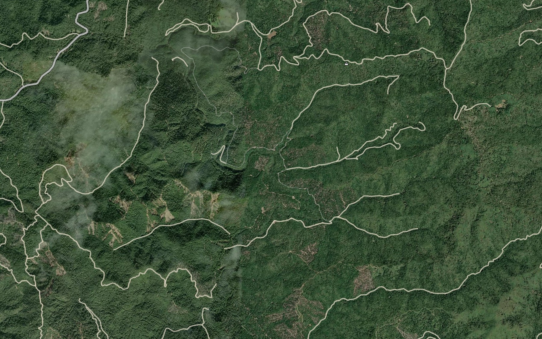 Satellite map of the Lost Man Creek