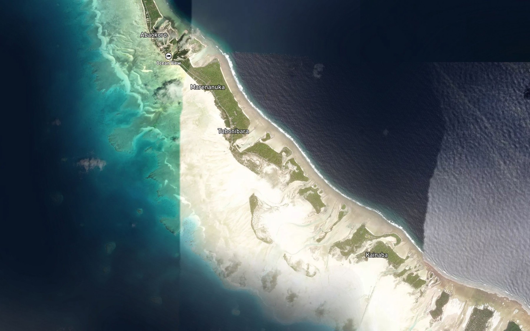 Satellite map of the Mangrove Swamp