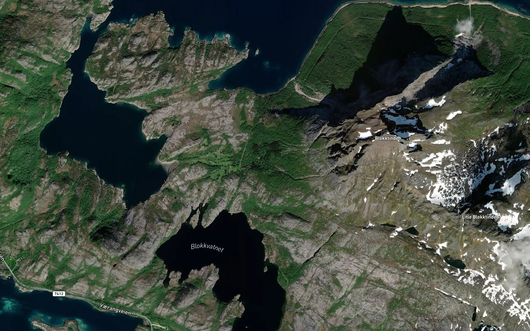 Satellite map of the Heststellbekken