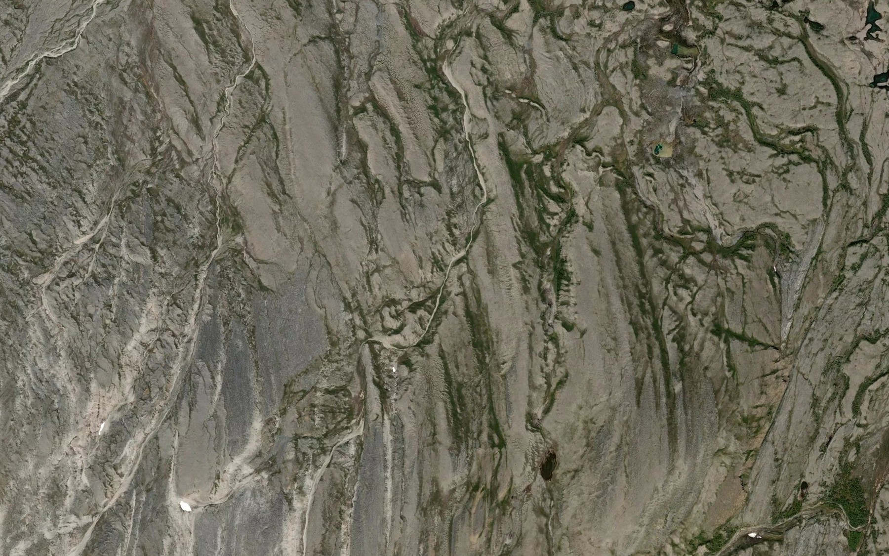 Satellite map of the Galbejakka