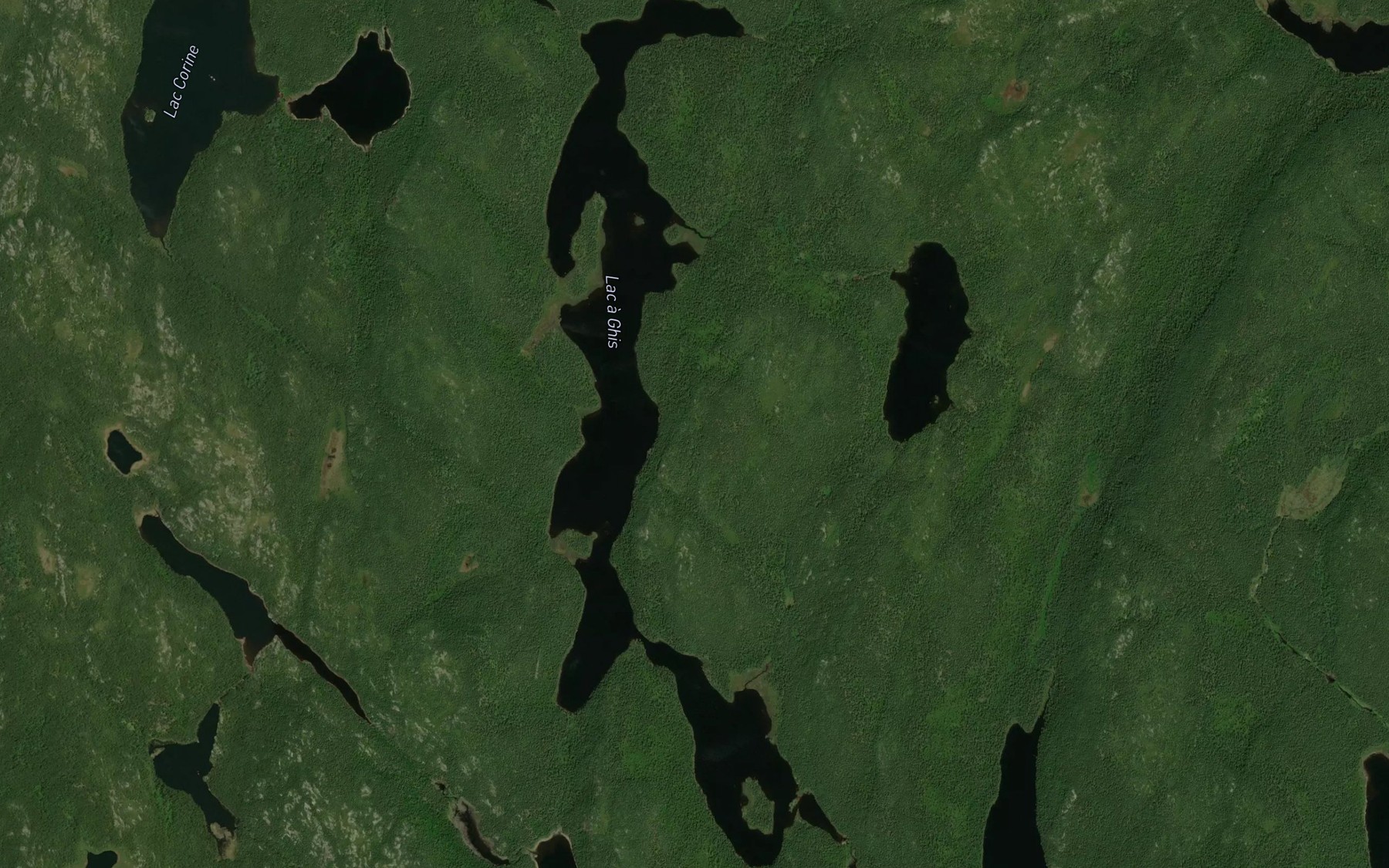 Satellite map of the Lac a Ghis