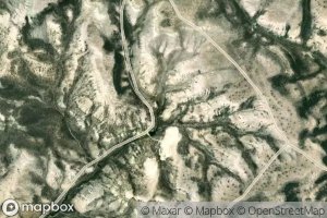Satellite map of the Warfield Springs