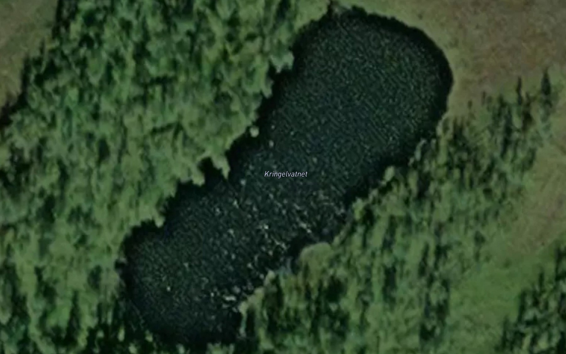 Satellite map of the Kringelvatnet