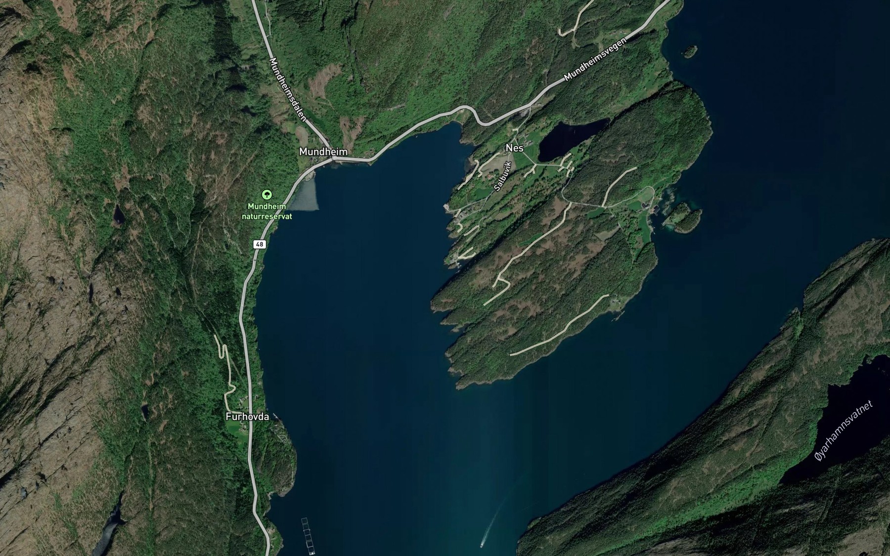 Satellite map of the Nisebergvagen