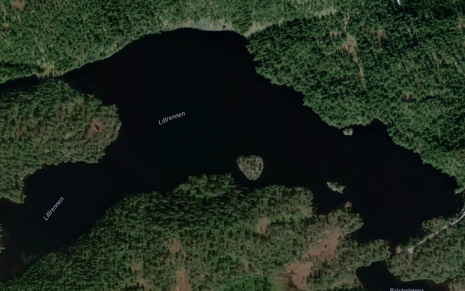 Satellite map of the Litlrennen