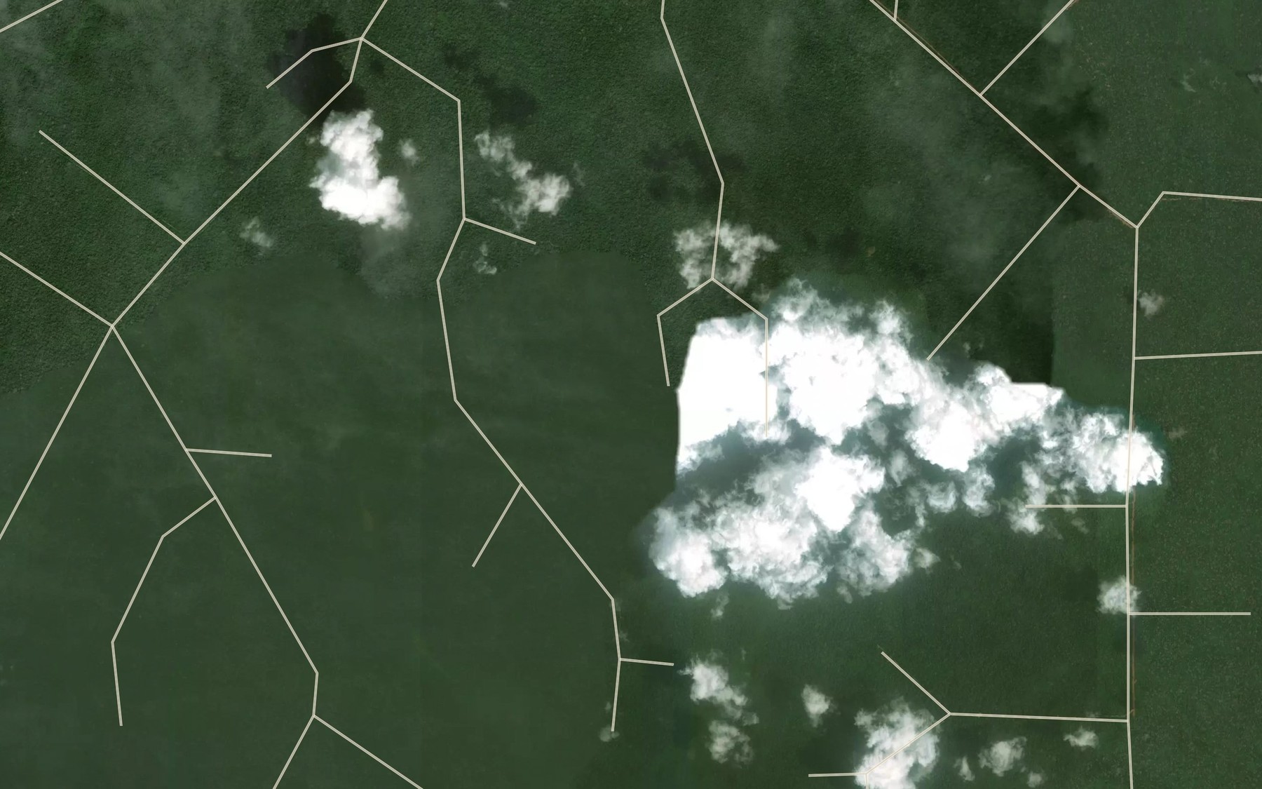 Satellite map of the Dieb