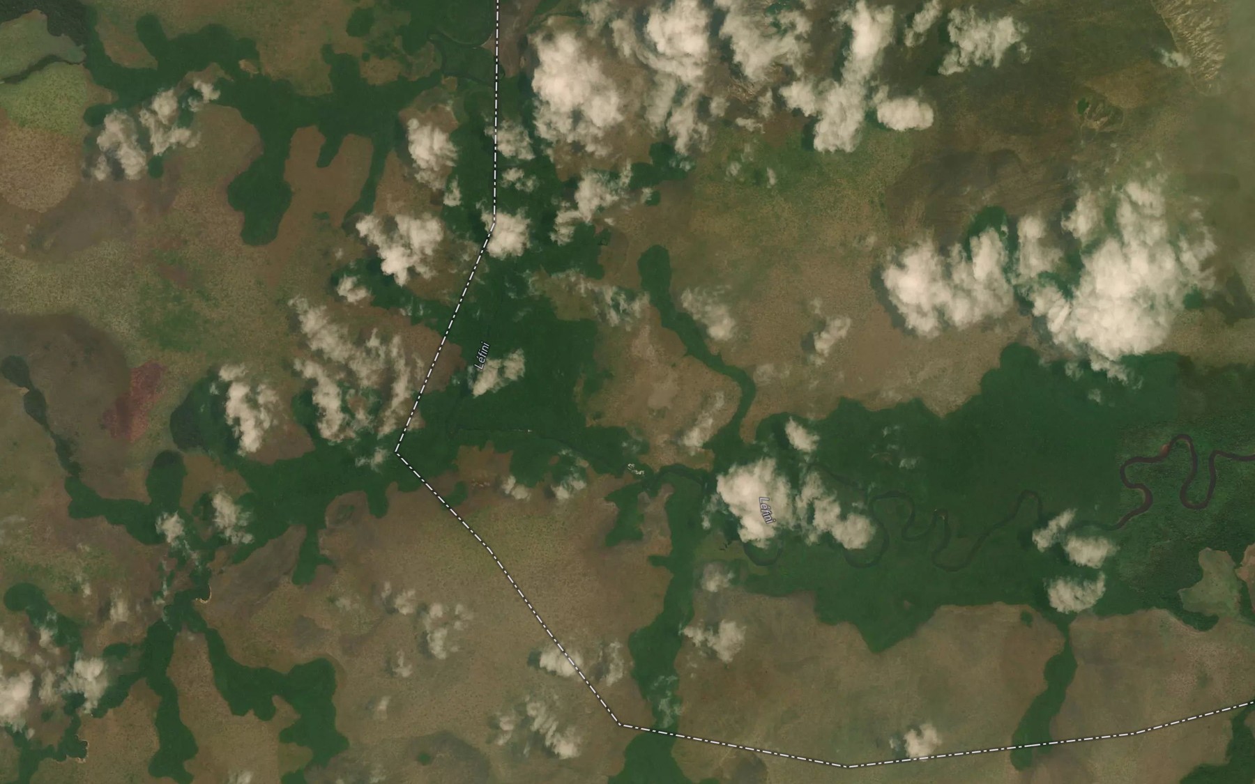 Satellite map of the Kouembali