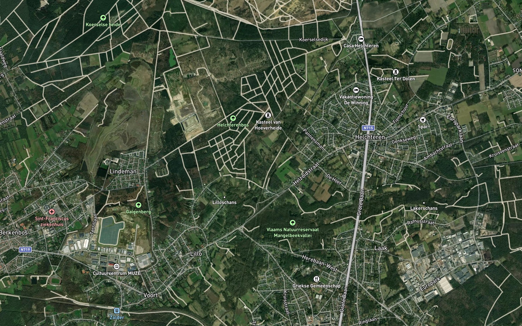 Satellite map of the Groote Winterbeek