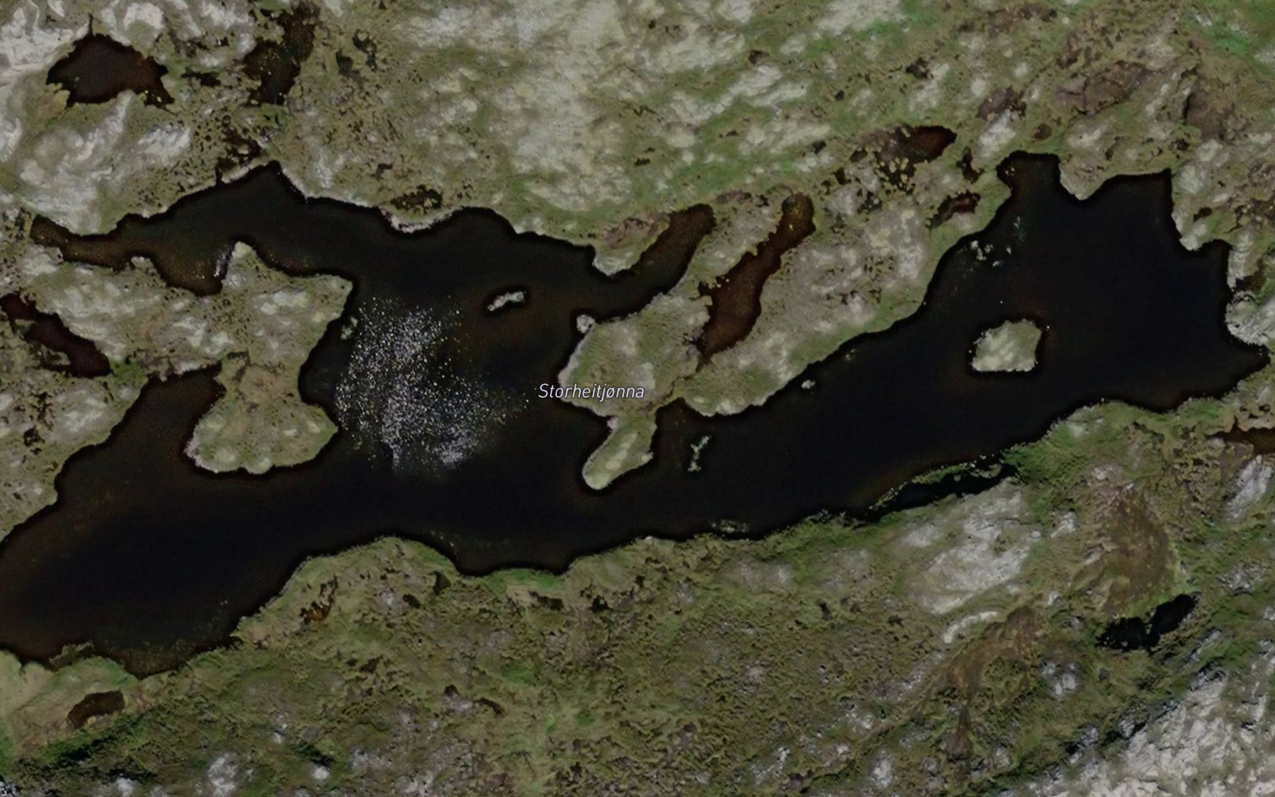 Satellite map of the Storheitjorna