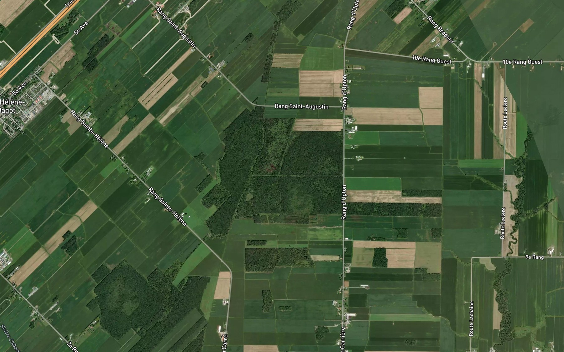 Satellite map of the Ruisseau Cardin