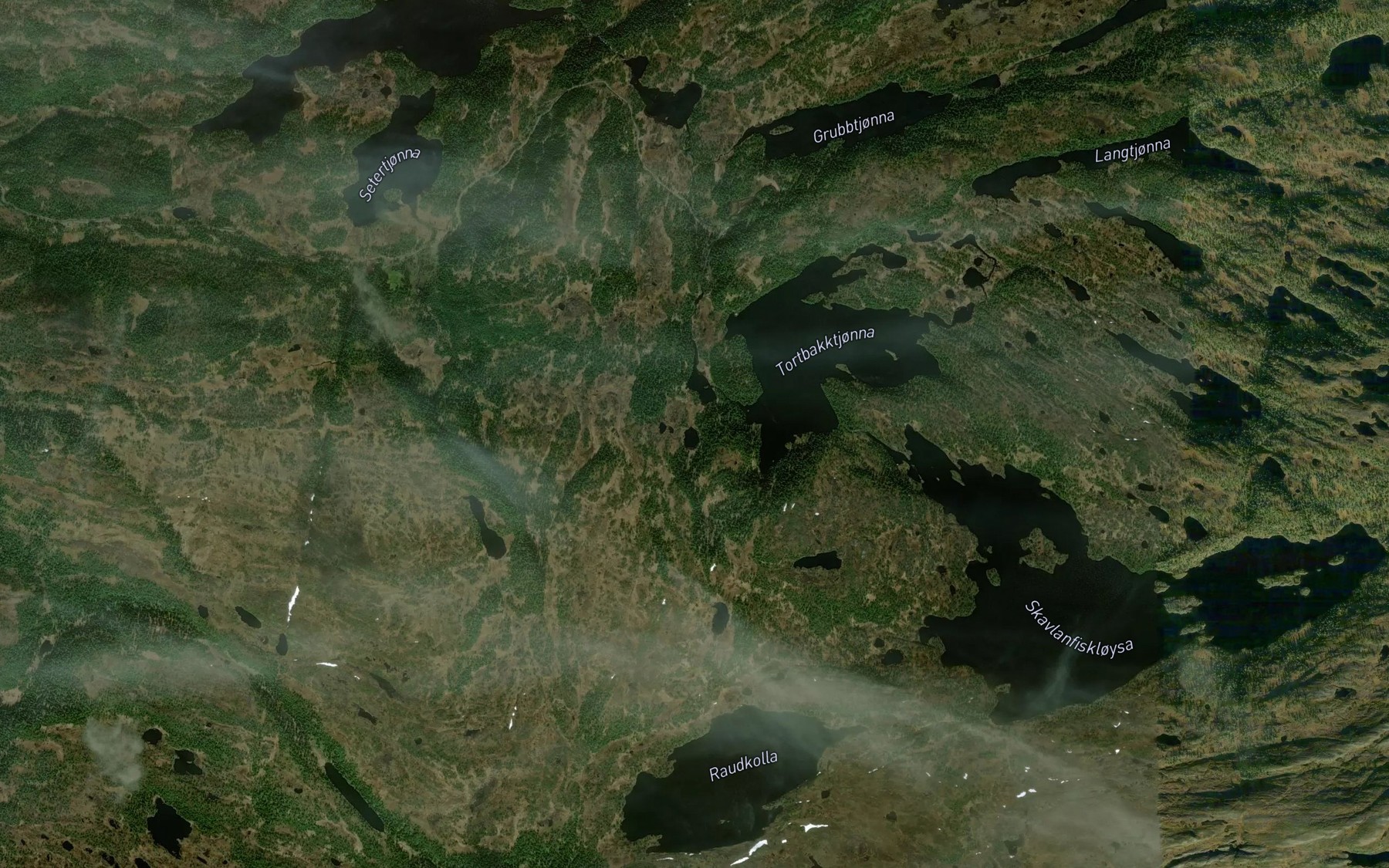 Satellite map of the Pertjorna