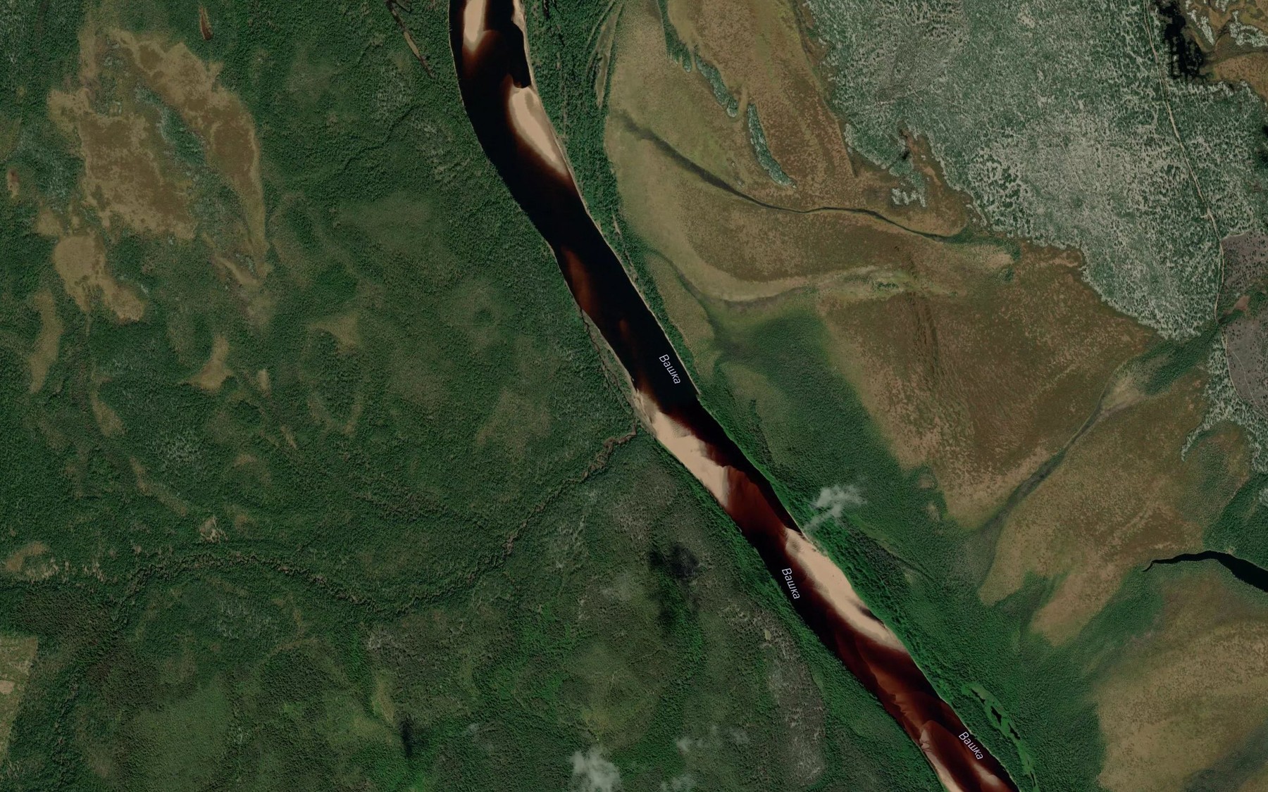 Satellite map of the Tuytom'yu