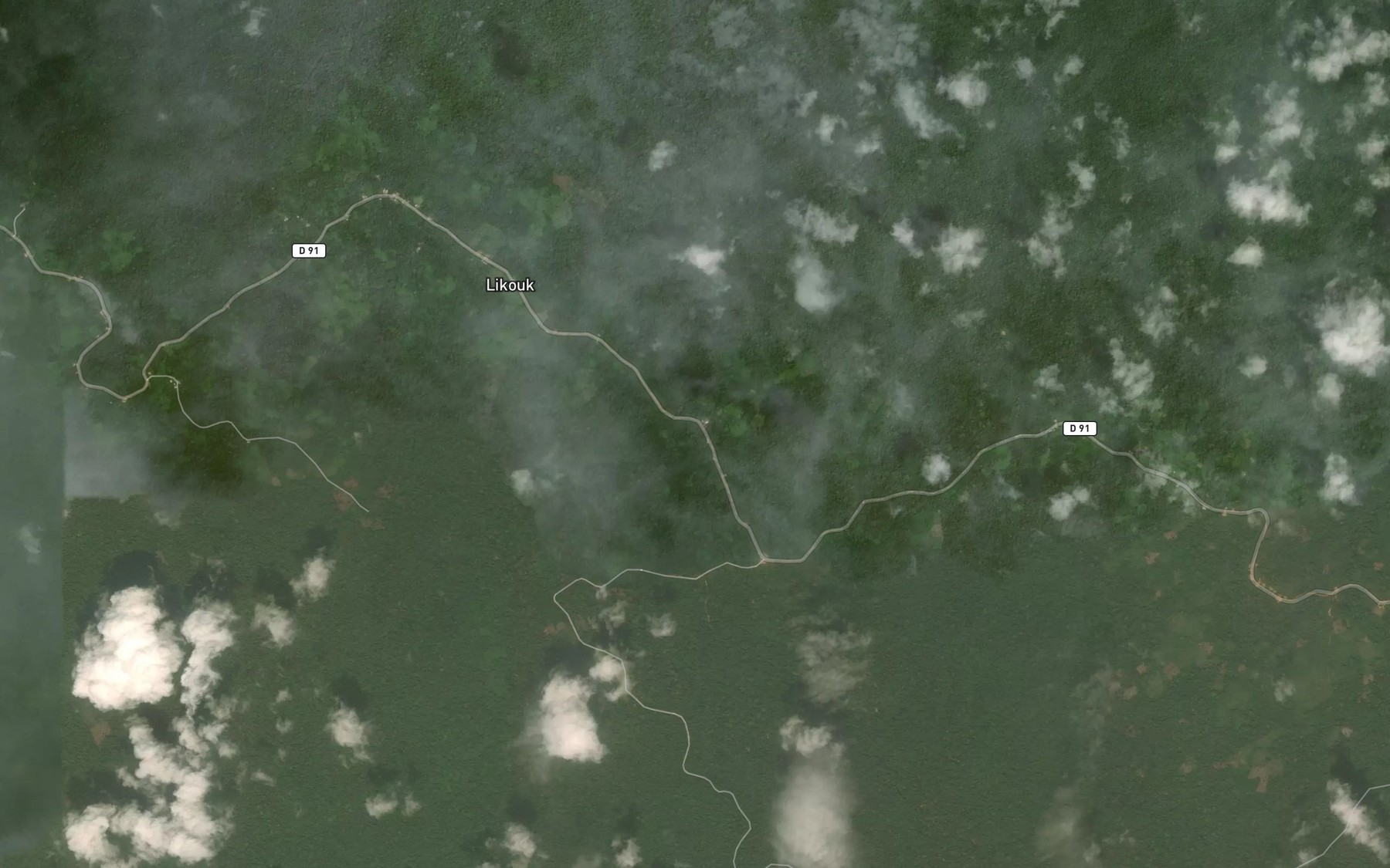 Satellite map of the Manye