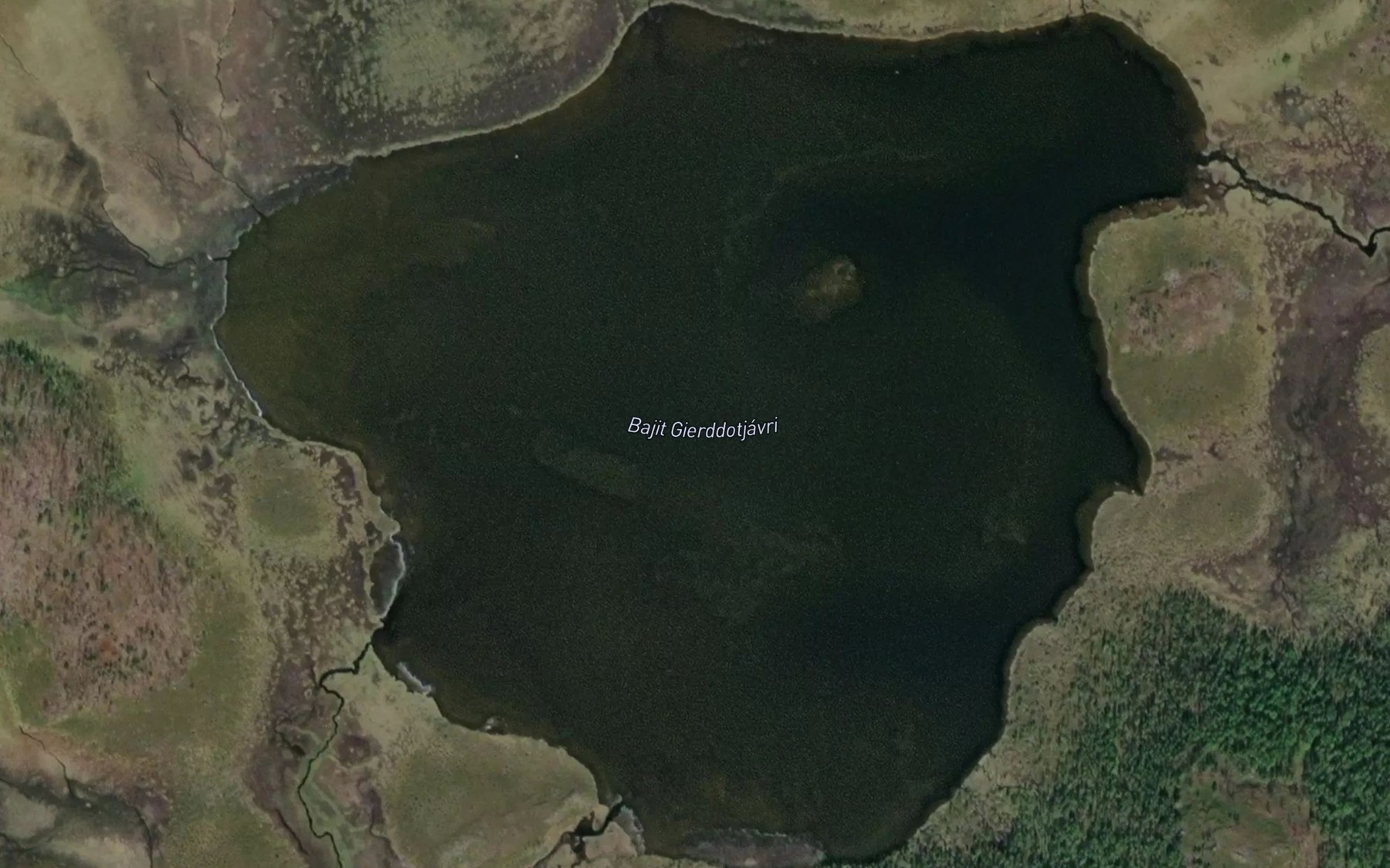 Satellite map of the Gierdutjavri