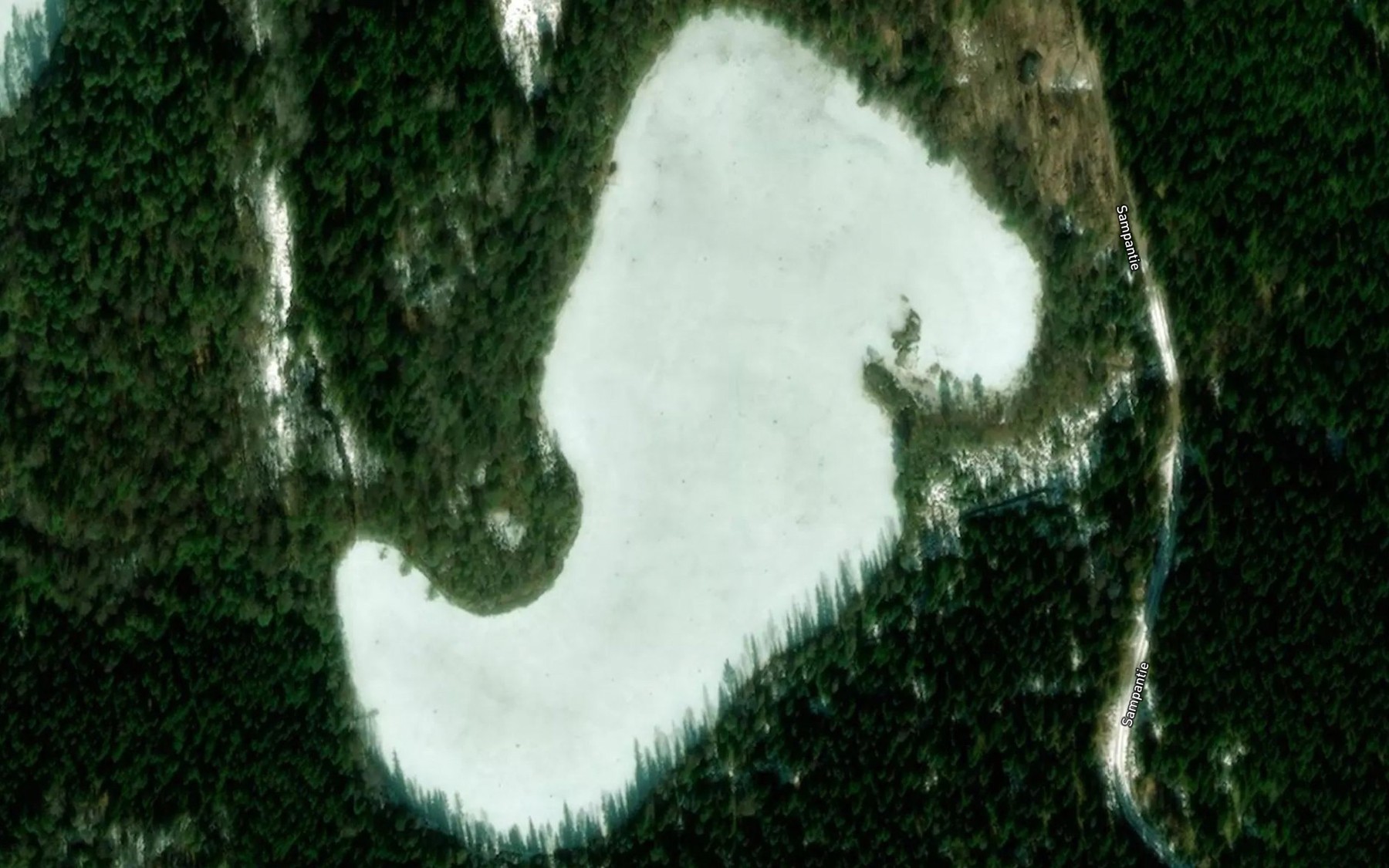 Satellite map of the Korsumaanlampi