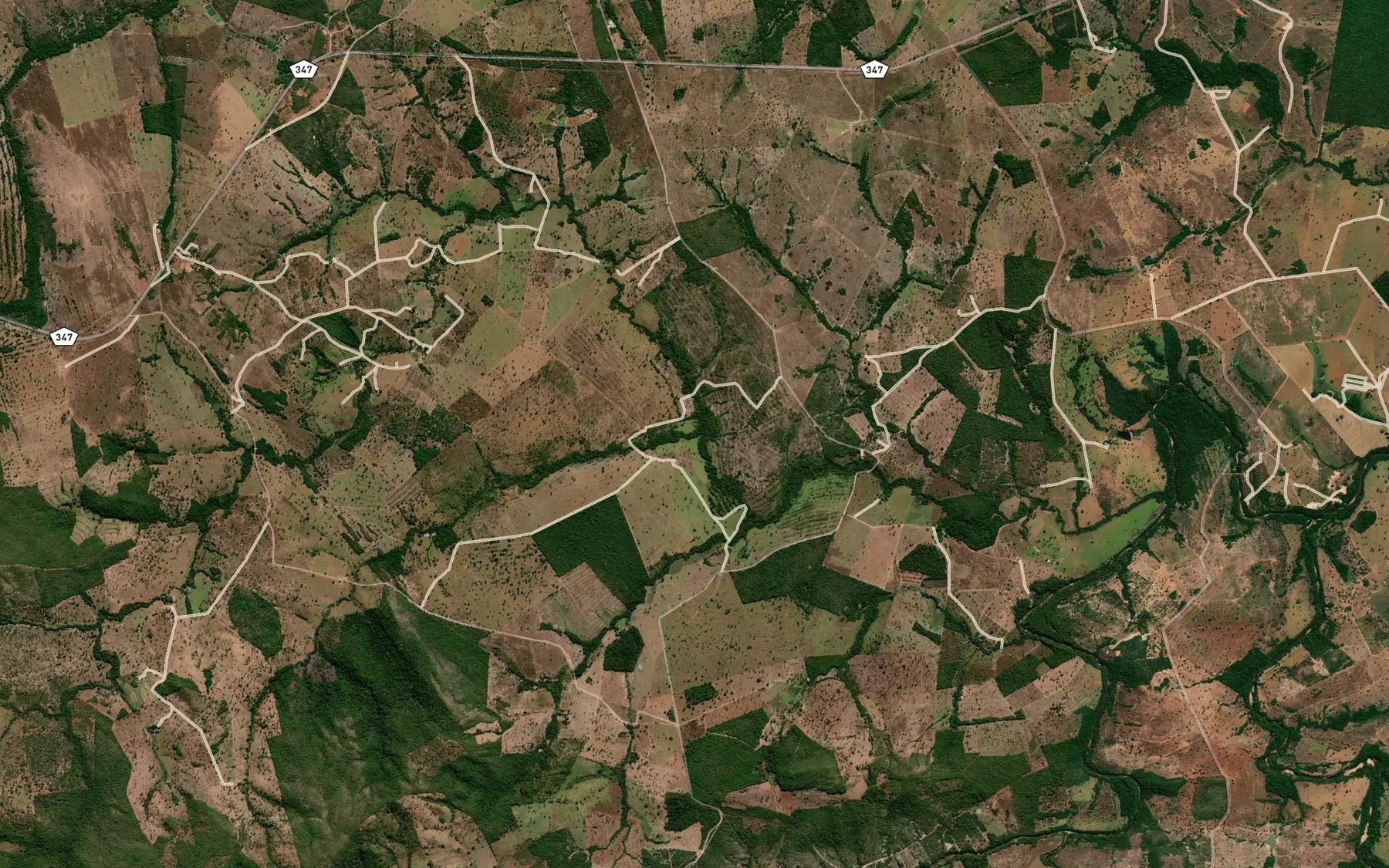 Satellite map of the Corrego do Coqueiro