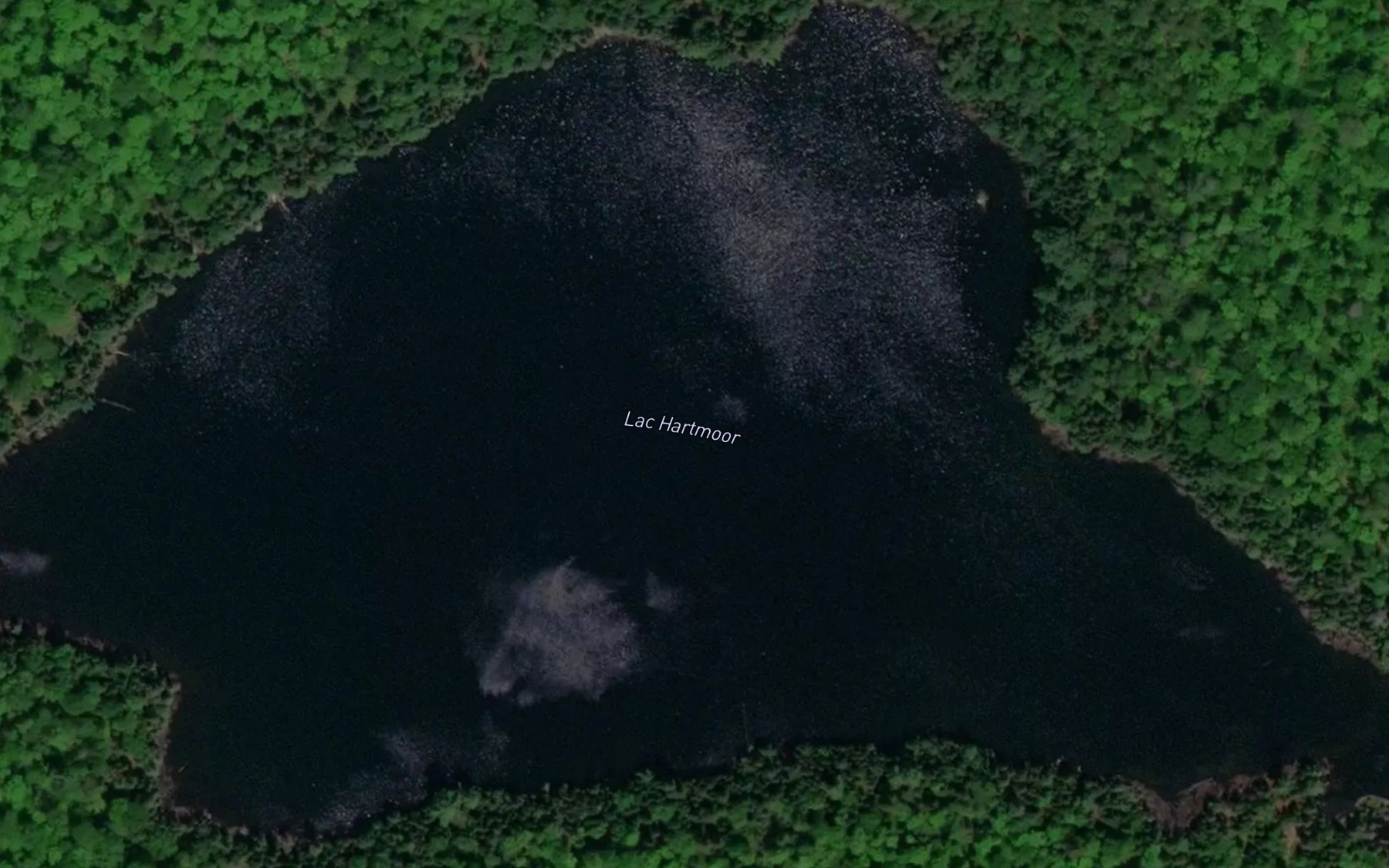 Satellite map of the Lac Hartmoor