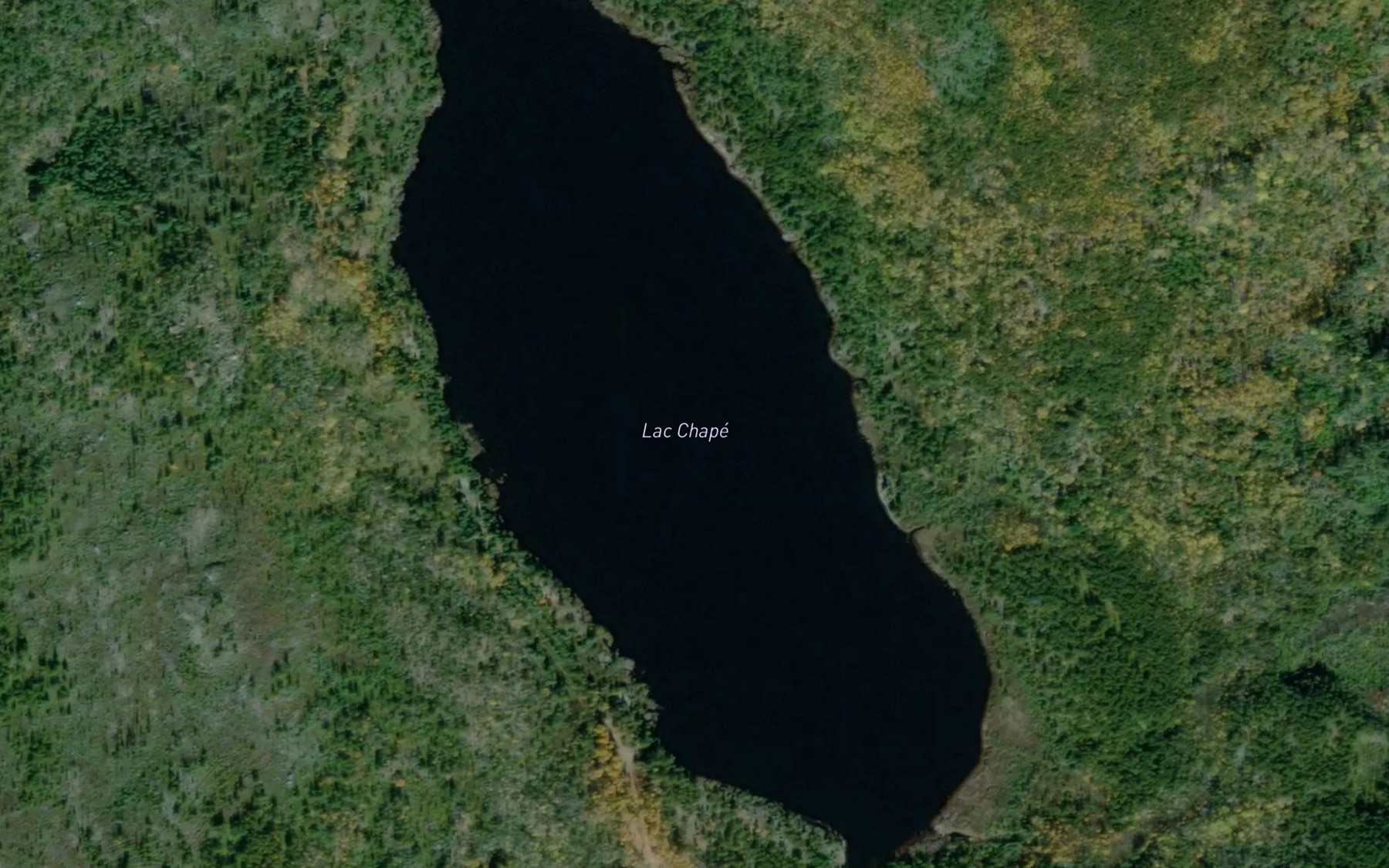 Satellite map of the Lac Chape