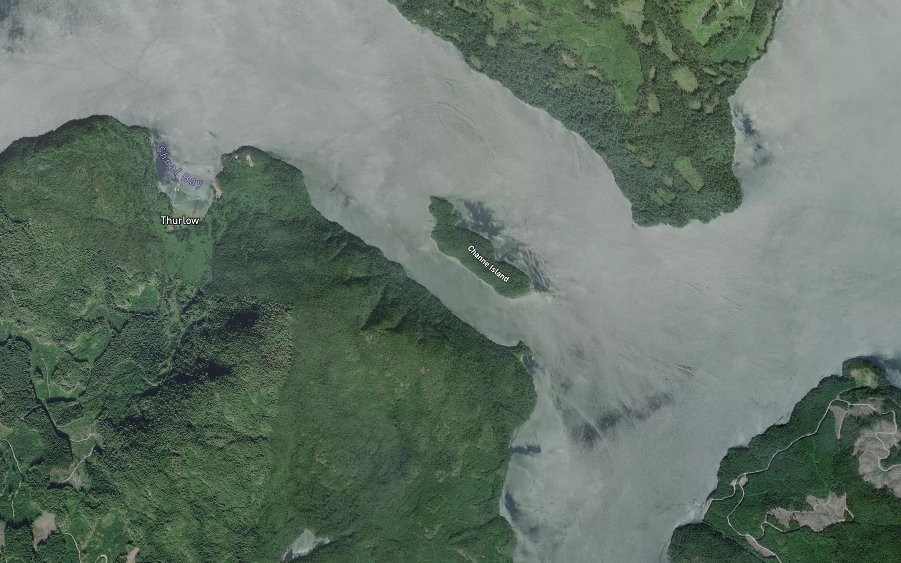 Satellite map of the Channe Passage
