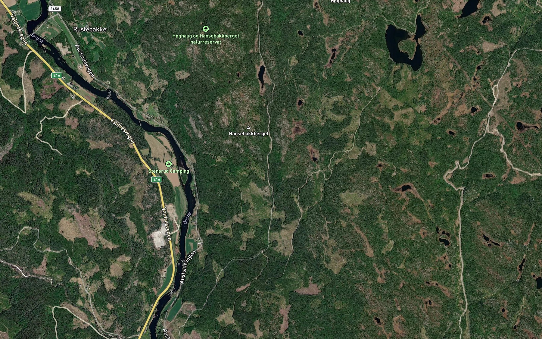 Satellite map of the Storbekken