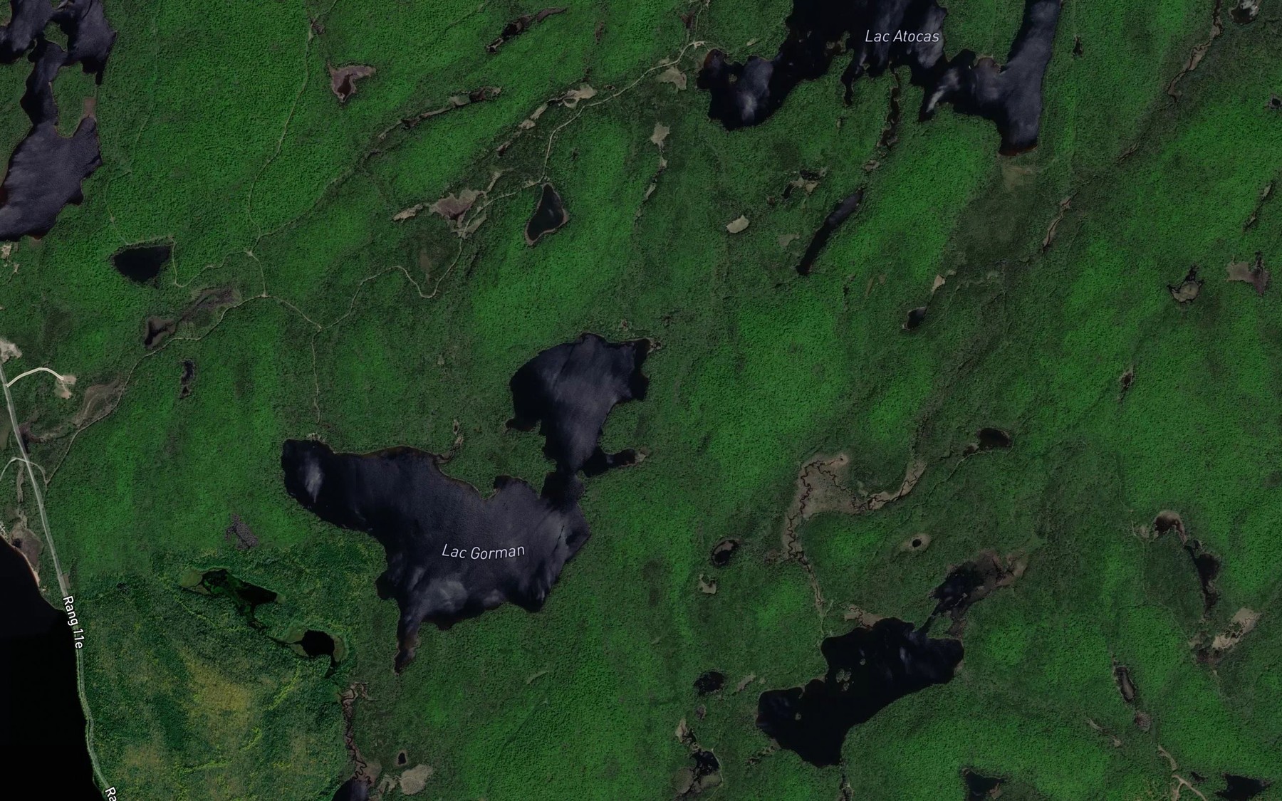 Satellite map of the Lac Marc