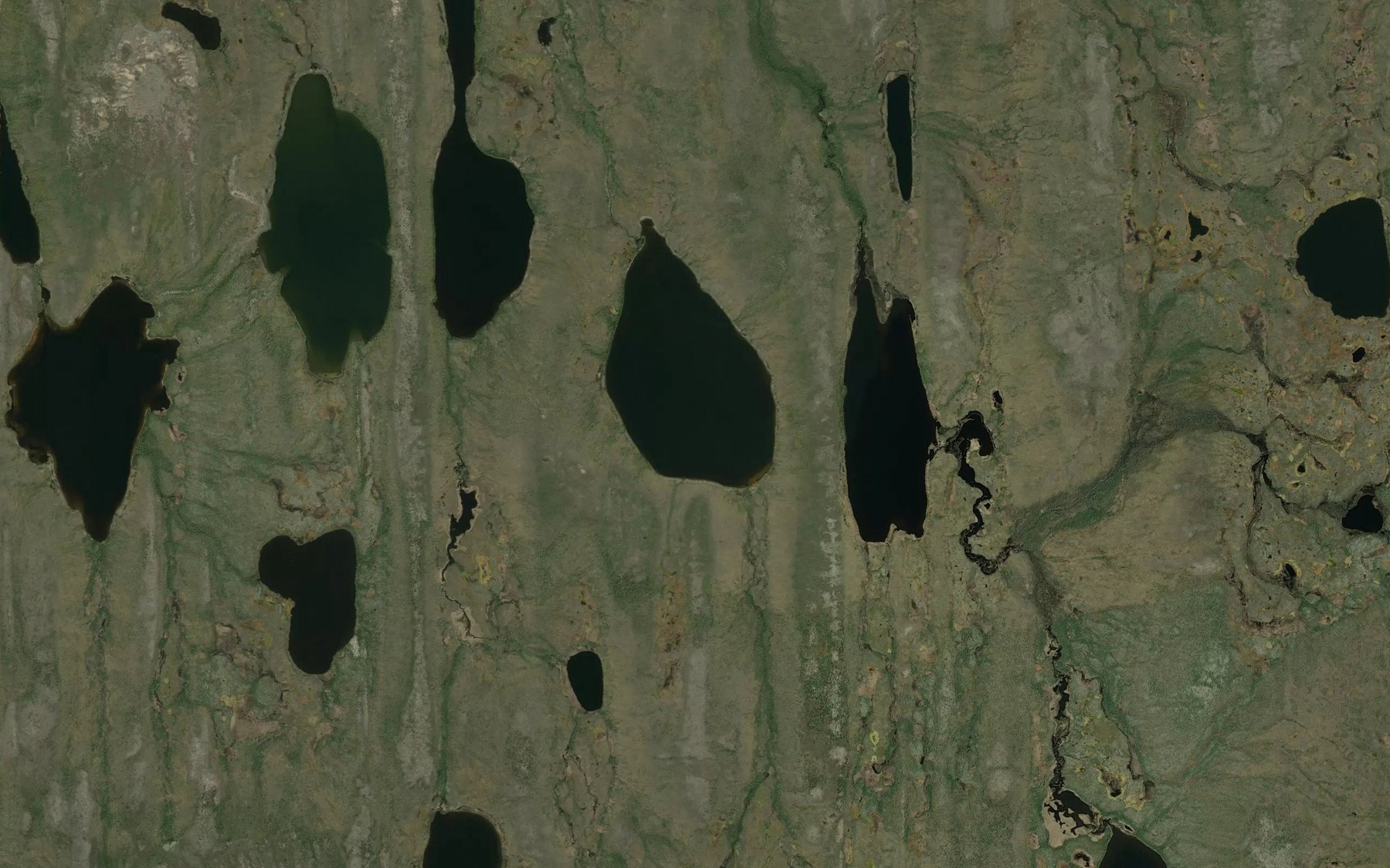 Satellite map of the Yudell Lake